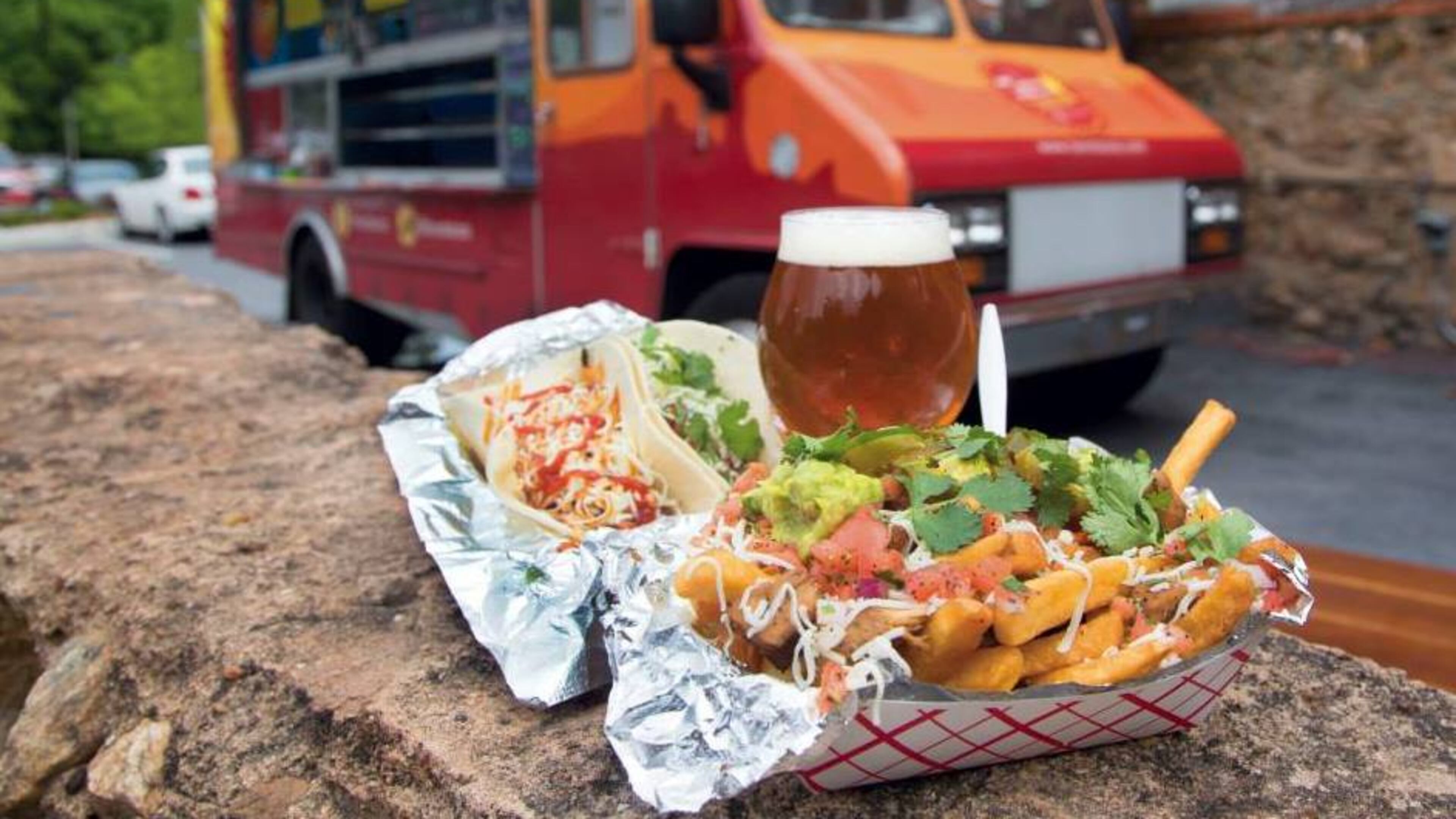Tex's Tacos is on the roster at Truck & Tap.