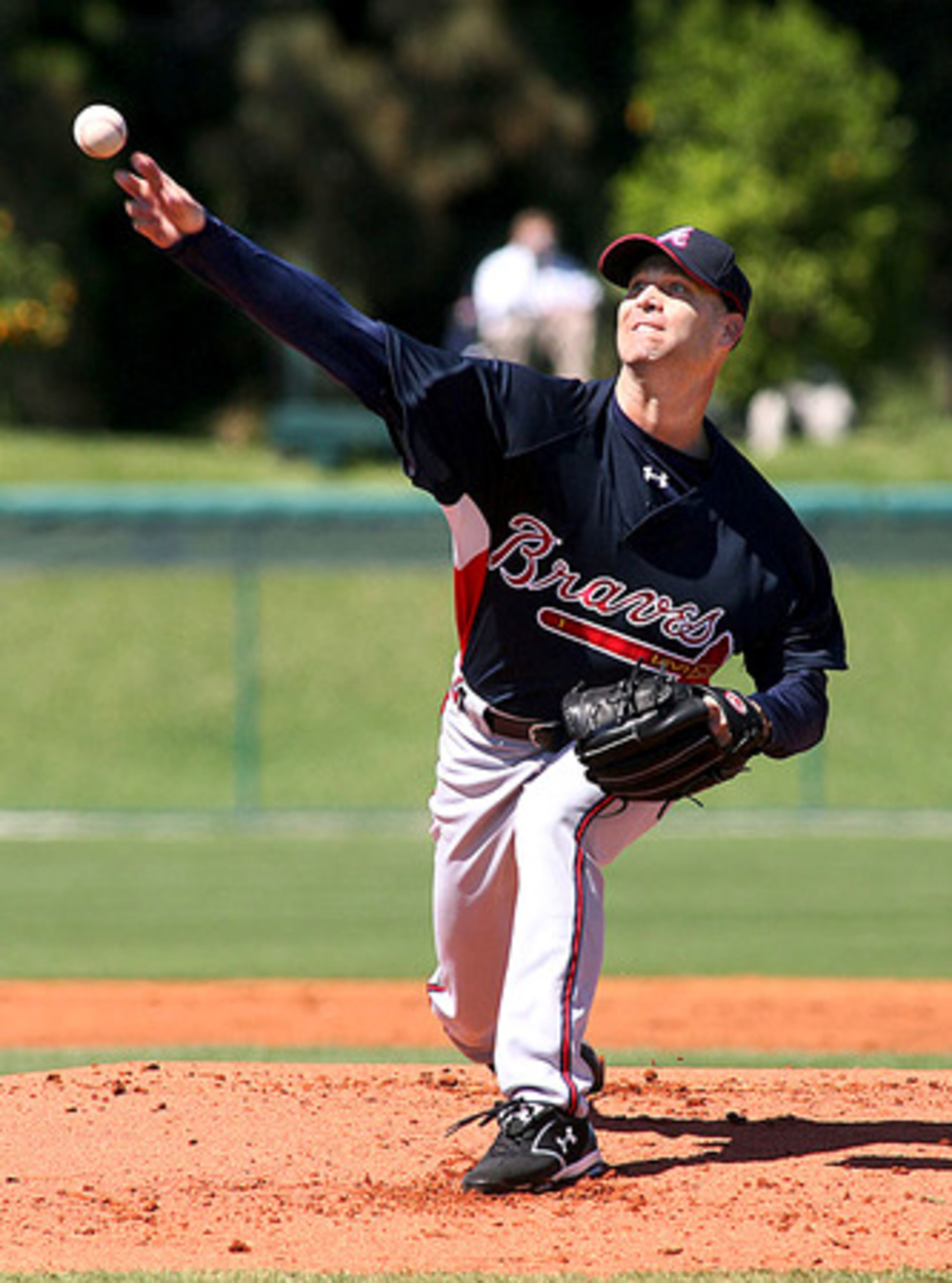 Tim Hudson started for Atlanta and allowed one run on four hits in two innings.