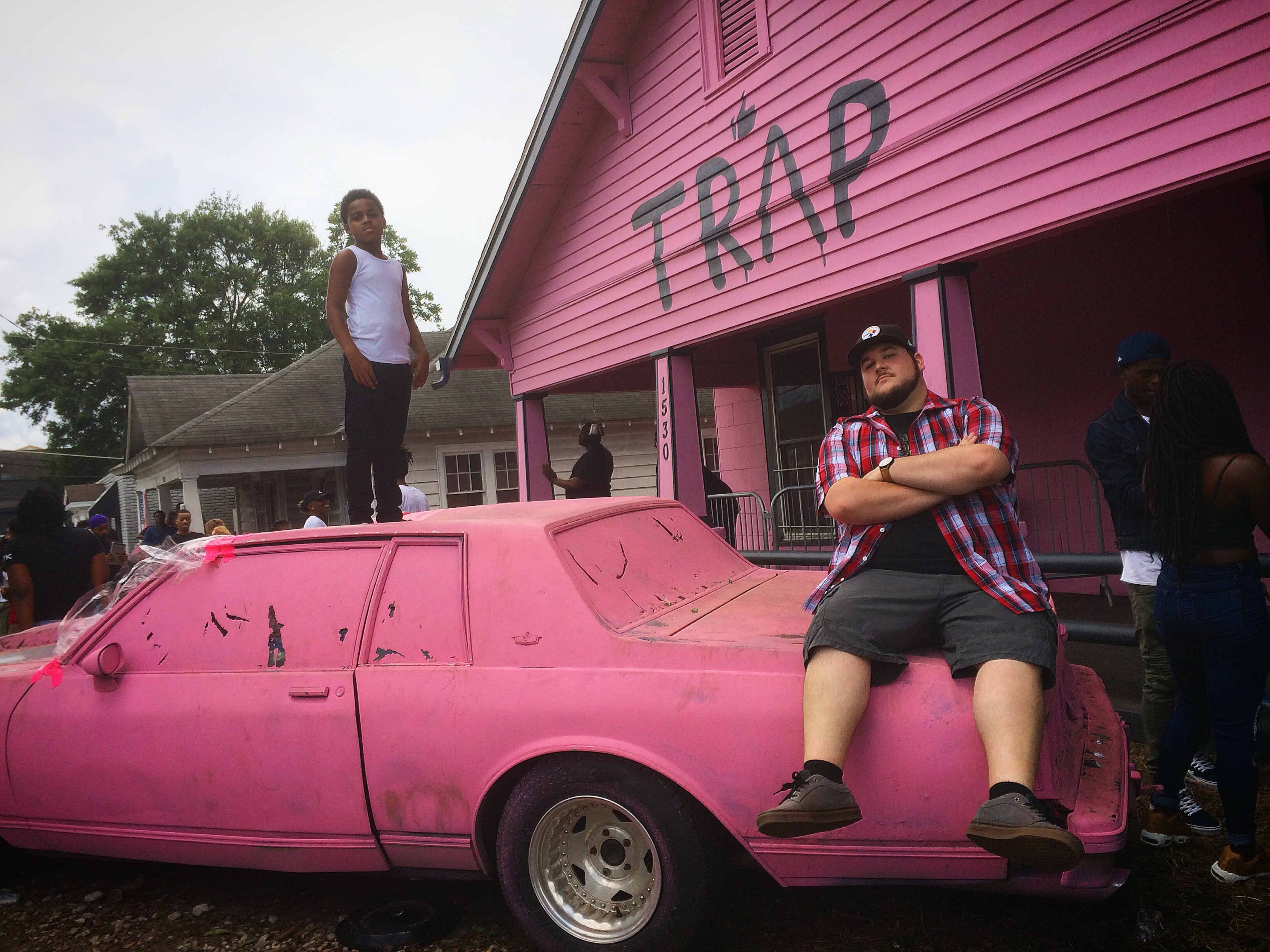 Atlanta's newest landmark, dubbed the Pink Trap House, has caught the attention of people all over the city, thanks to rapper 2 Chainz -- Submitted by Mitchell Northam