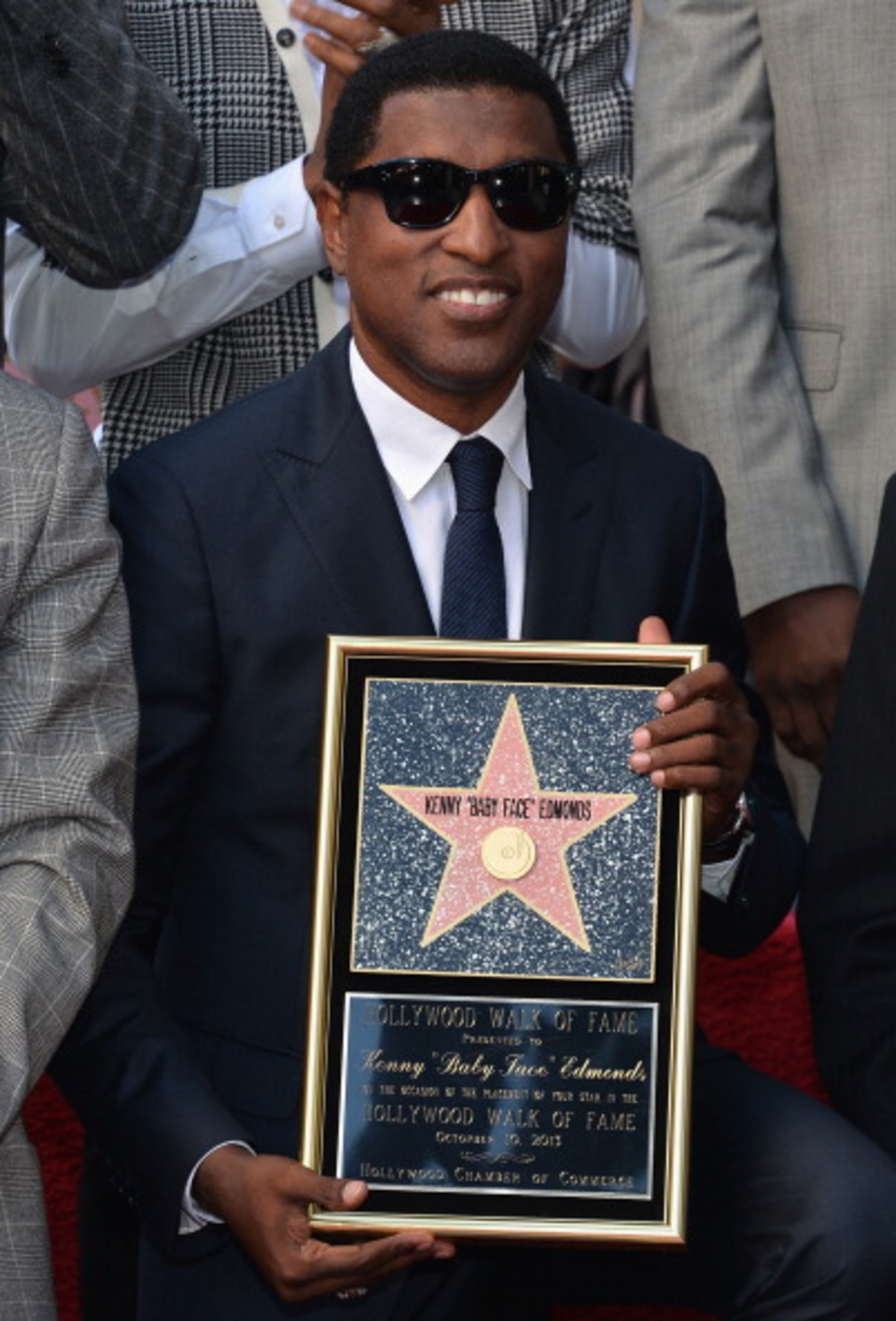 HOLLYWOOD, CA - OCTOBER 10: Songwriter/record producer Kenny "Babyface" Edmonds attends a ceremony honoring him with the 2508th Star on the Hollywood Walk of Fame on October 10, 2013 in Hollywood, California. (Photo by Alberto E. Rodriguez/Getty Images)