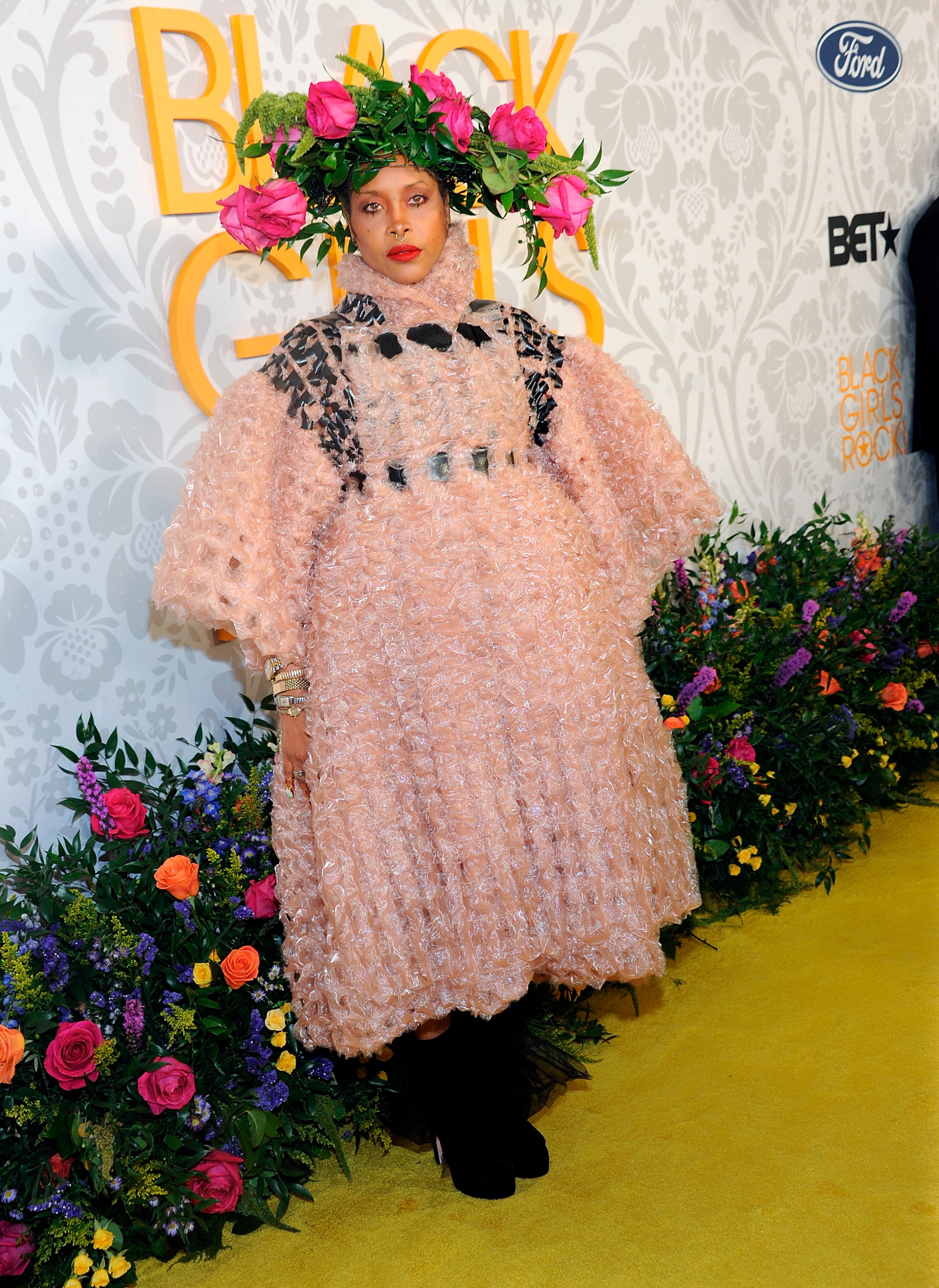 Erykah Badu attends the 2019 Black Girls Rock! Awards Red Carpet at the New Jersey Performing Arts Center on Sunday, Aug. 25, 2019, in Newark, N.J. (Photo by Brad Barket/Invision/AP)