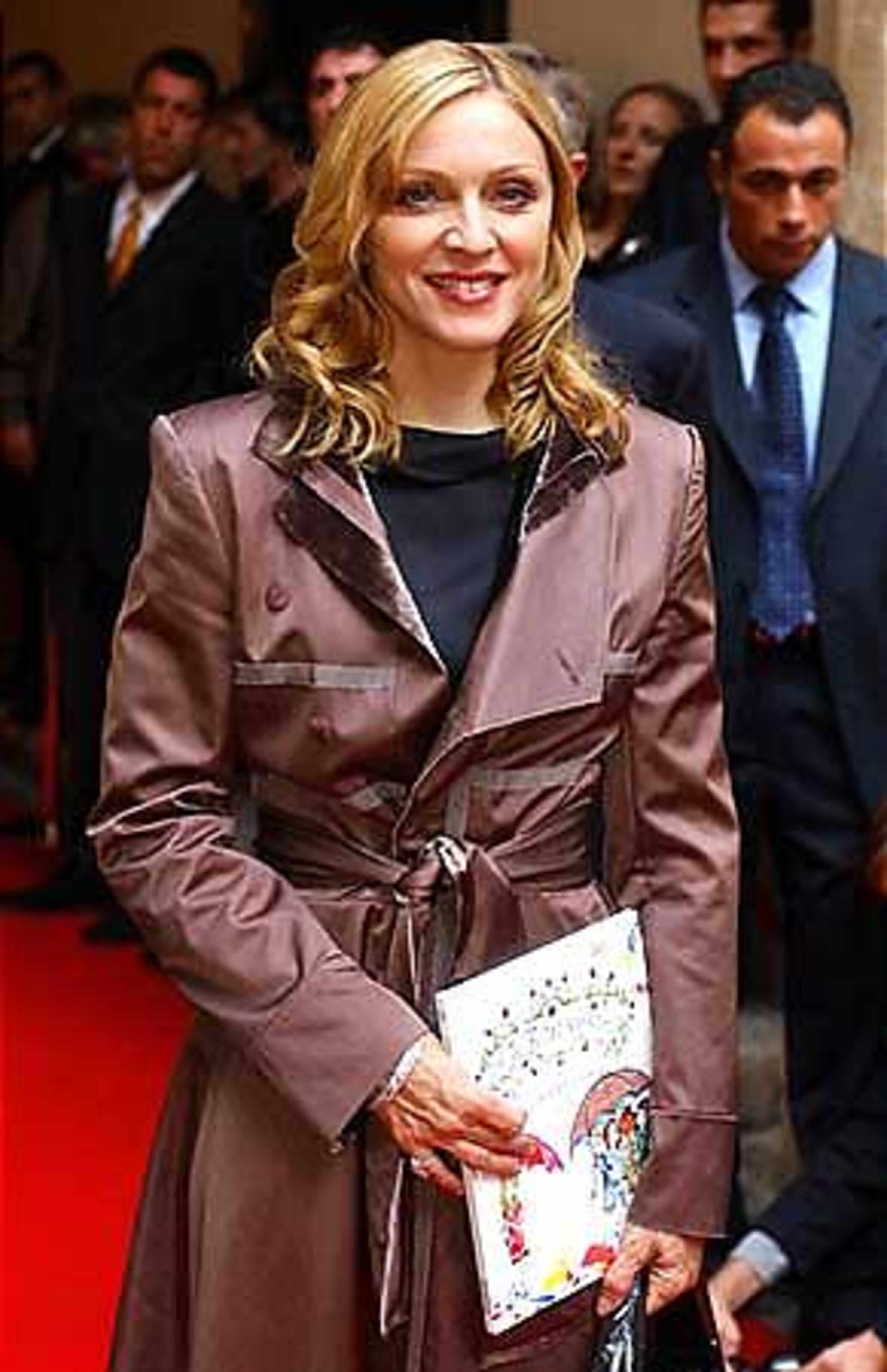 Madonna arrives at her publishing house in Paris in September 2003, as she promotes her Children's book "The English Roses". The 48-page book hit the bookshelves in 30 languages.