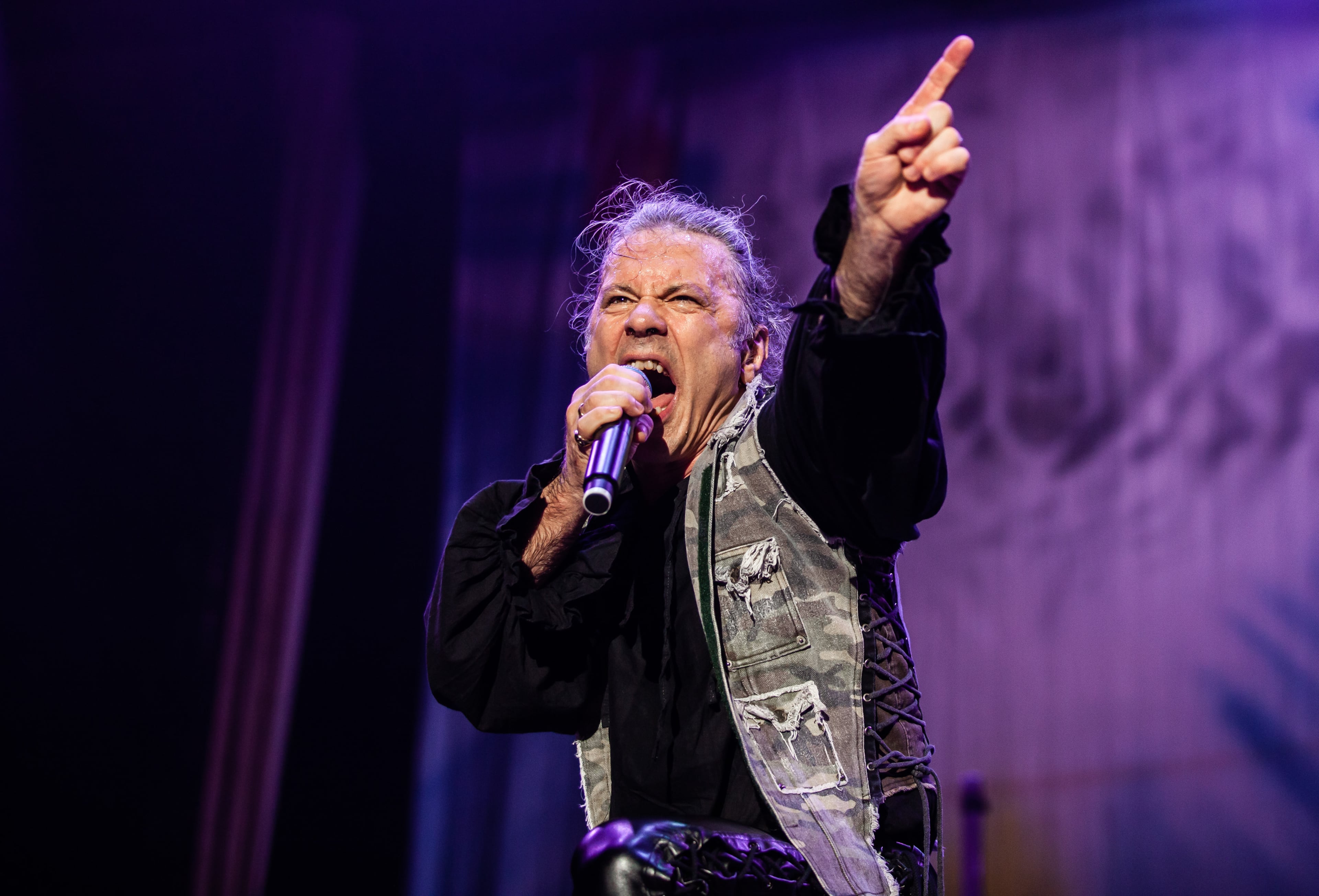 Iron Maiden packed Cellairis Amphitheatre at Lakewood on July 21, 2019, and played a 16-song, career-spanning setlist. Photo: Ryan Fleisher/Special to the AJC