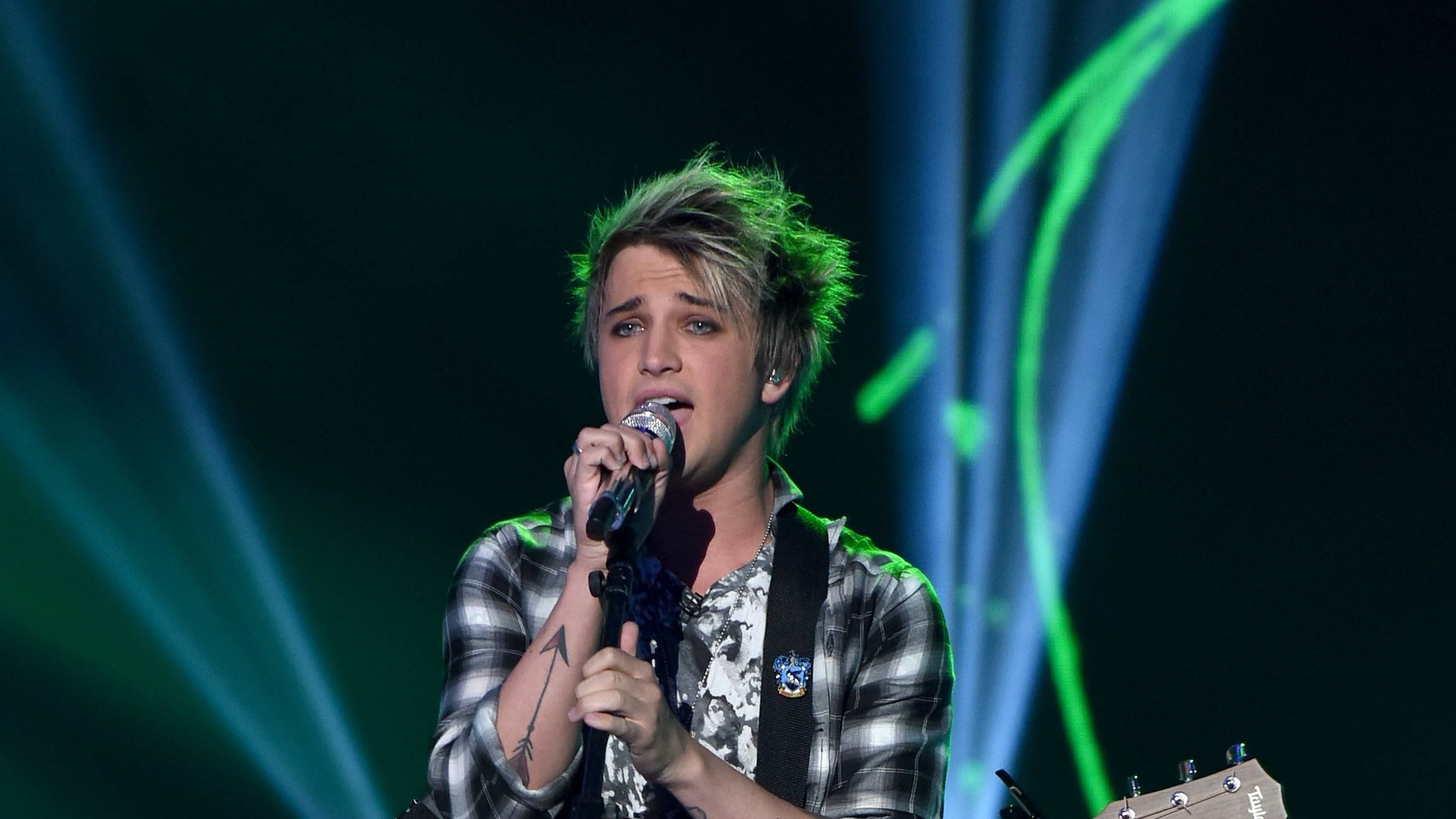 AMERICAN IDOL: Top 5: Contestant Dalton Rapattoni performs on AMERICAN IDOL airing Thursday, March 17 (8:00-10:00 PM ET/PT) on FOX. © 2016 FOX Broadcasting Co. Cr: Ray Mickshaw/ FOX. This image is embargoed until Thursday, March 17,10:00PM PT / 1:00AM ET