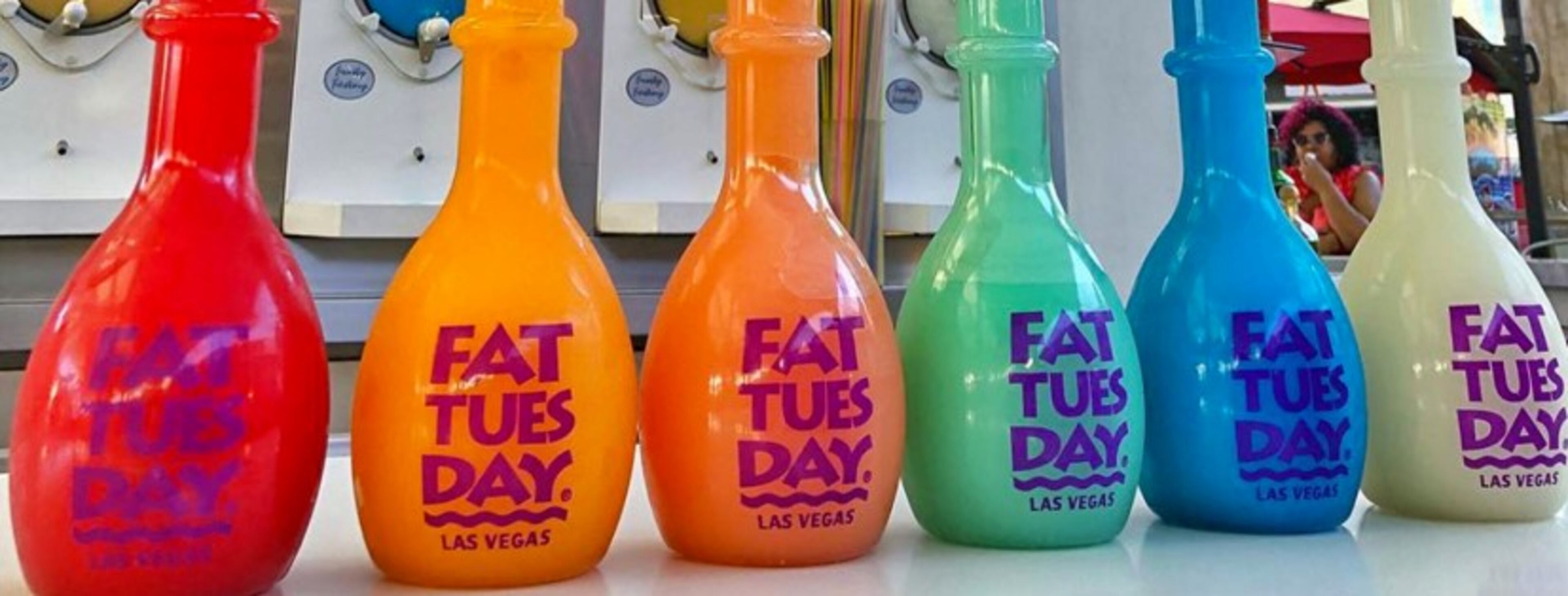 Daiquiris from Fat Tuesday.