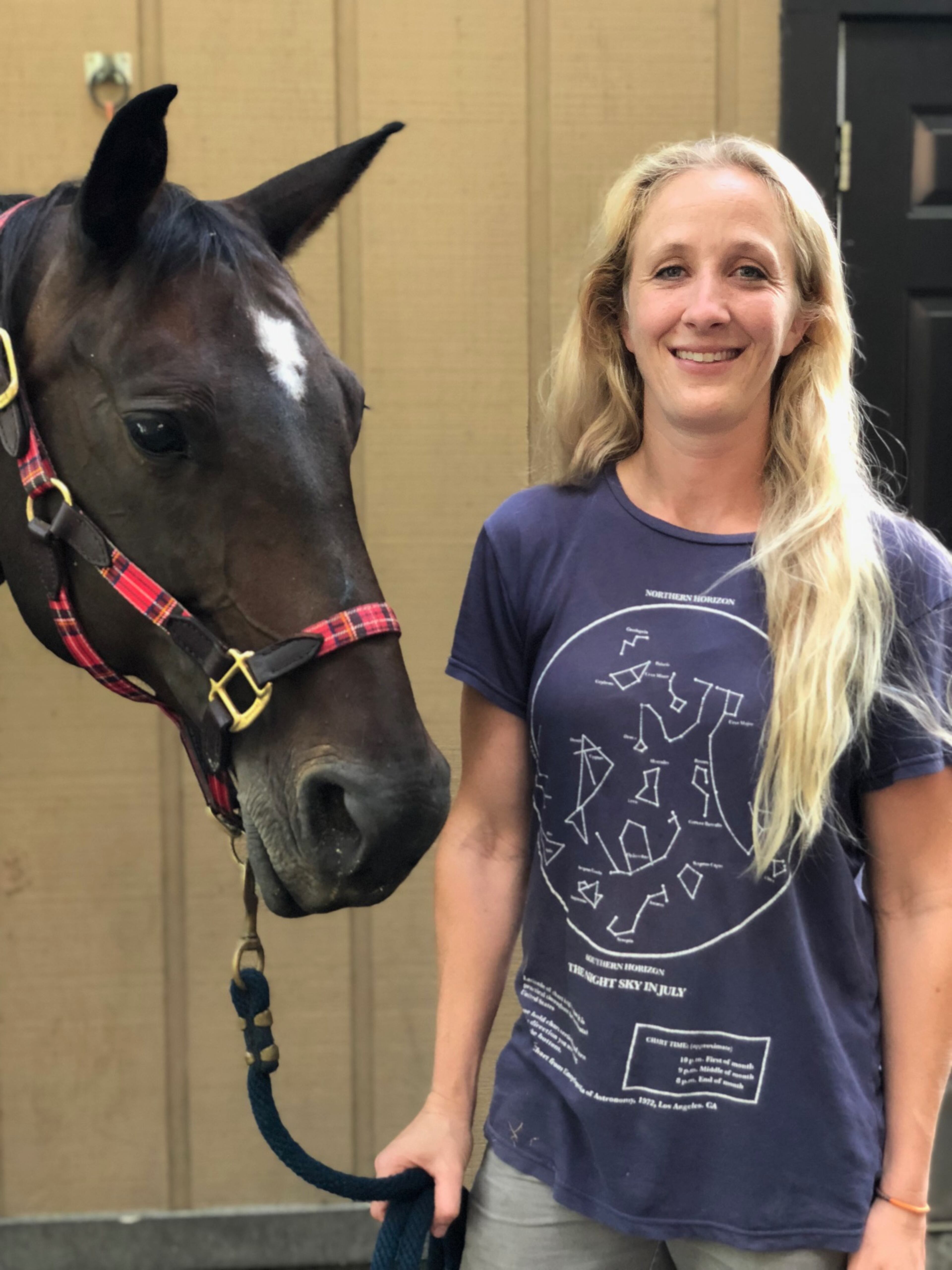 Jenny Fudge has offered shelter for horses at her Marietts stables. CONTRIBUTED