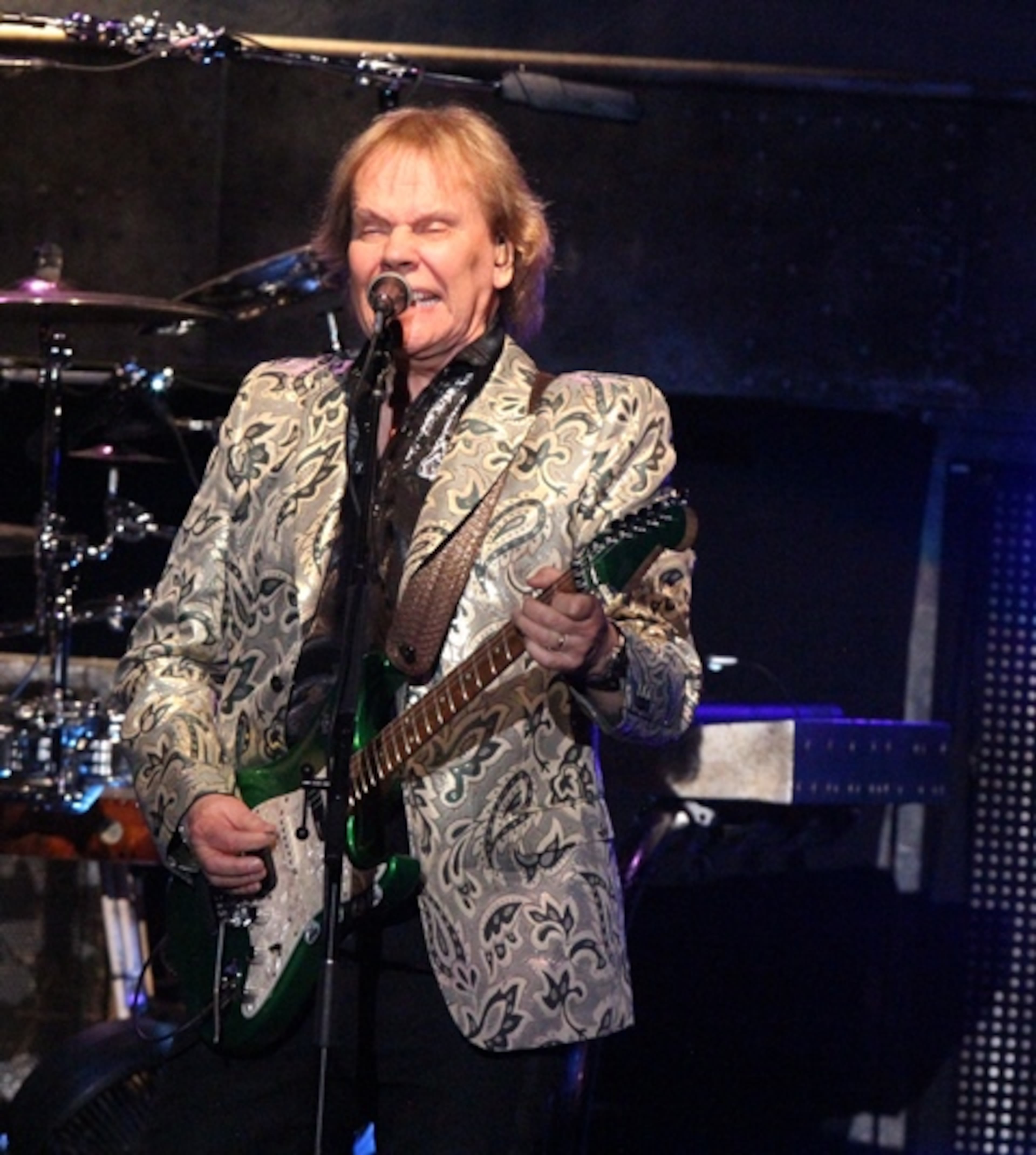 Styx - singer/guitarist Tommy Shaw, singer/guitarist James "JY' Young, singer-keyboardist Lawrence Gowan, bassist Ricky Phillips and drummer Todd Sucherman - played a sold-out show at Cadence Bank Amphitheatre at Chastain Park on May 26, 2019. Photo: Melissa Ruggieri/Atlanta Journal-Constitution