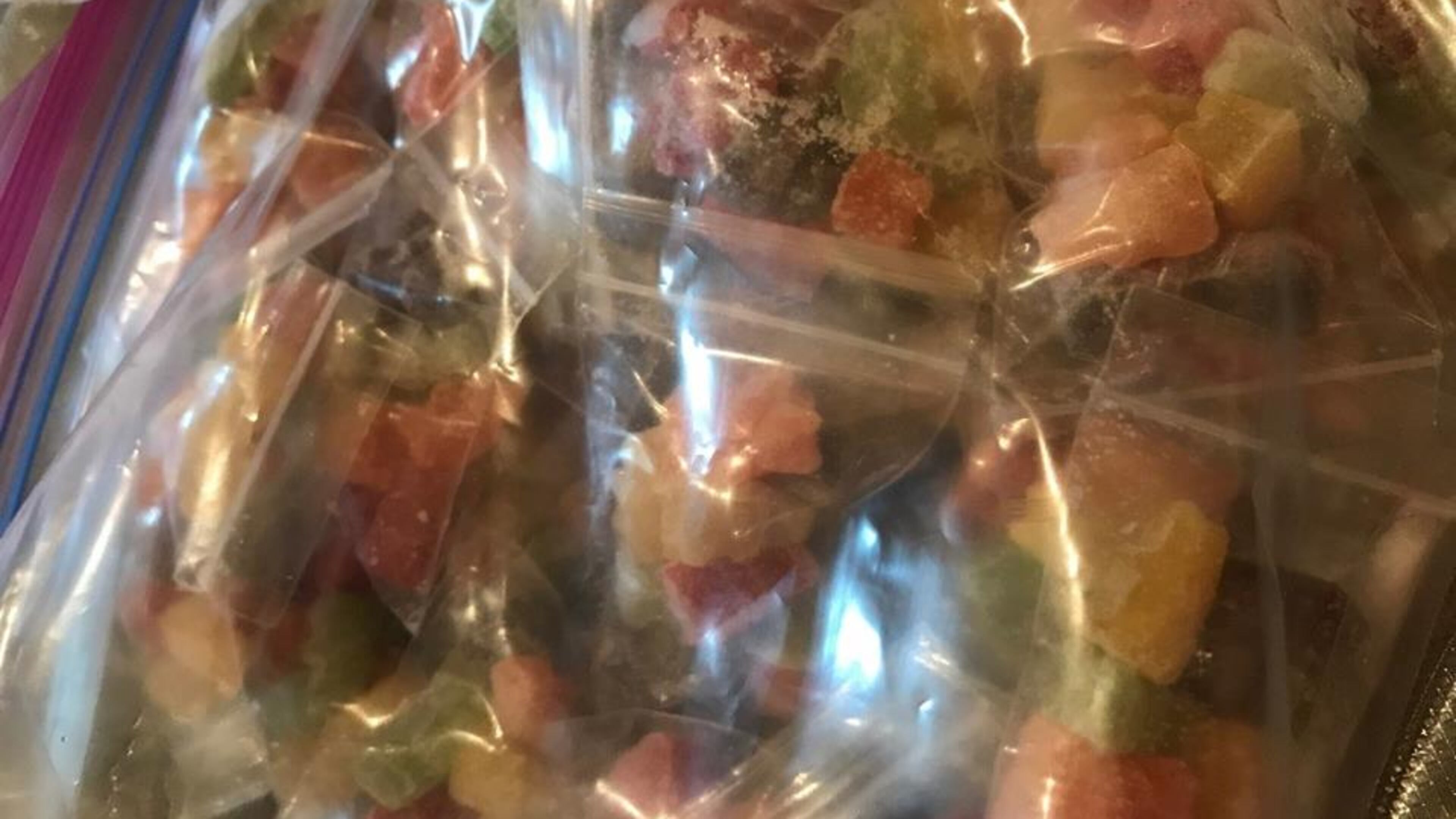 Drug-laced Gummy Bears were found in the home of a suspected drug dealer.