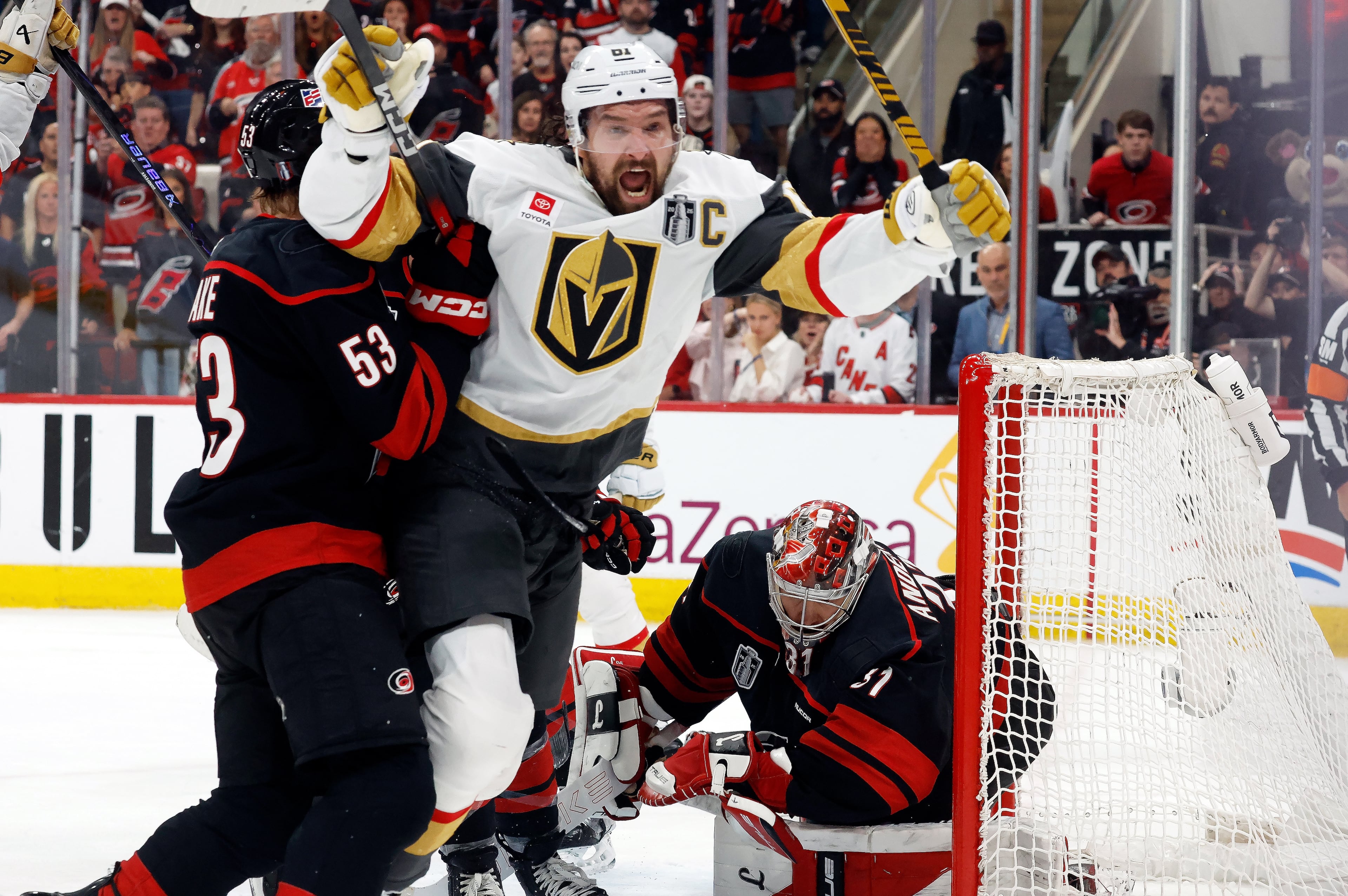Stanley Cup Golden Knights Hurricanes Hockey