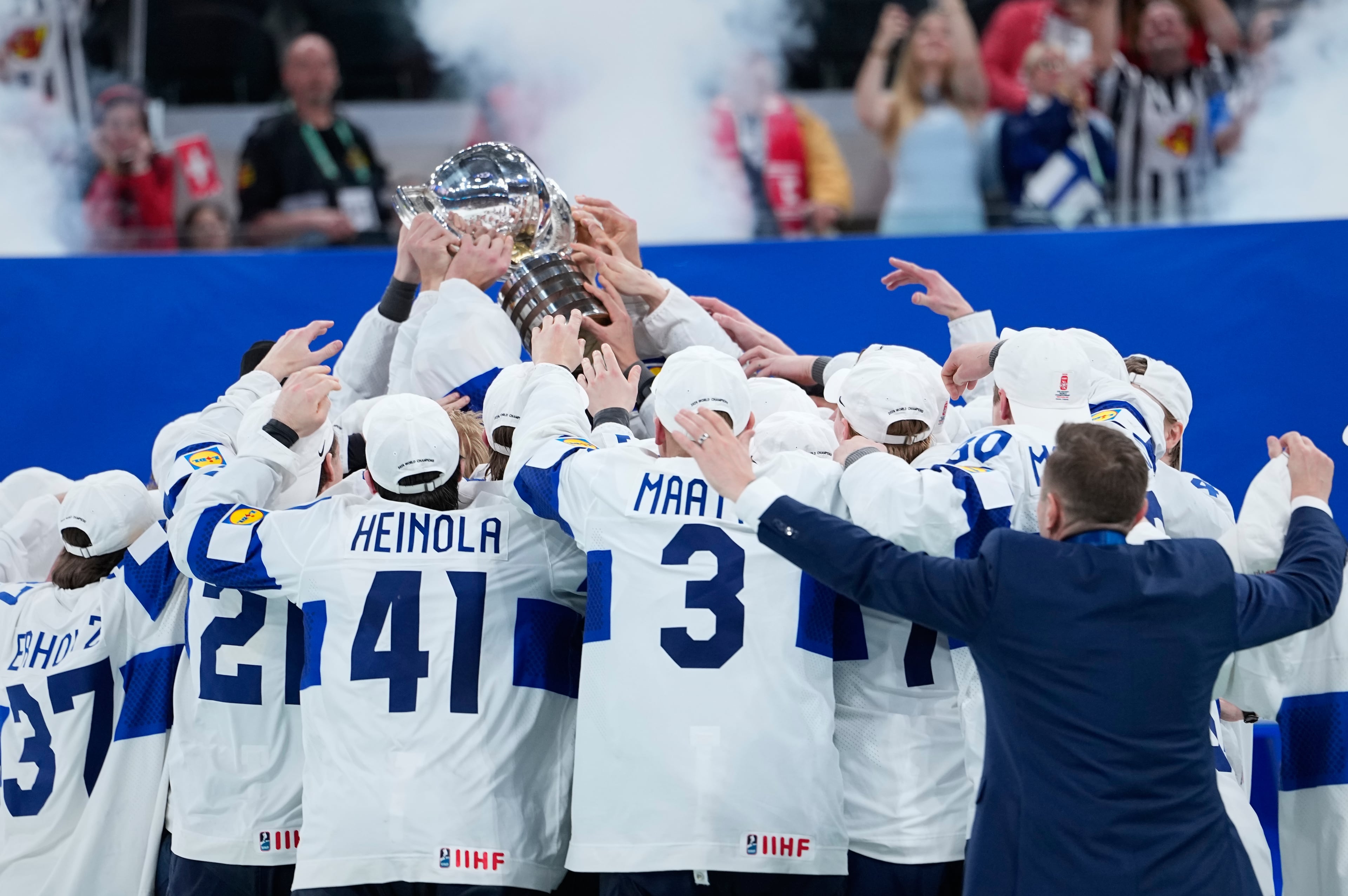 APTOPIX Switzerland World Championship Ice Hockey
