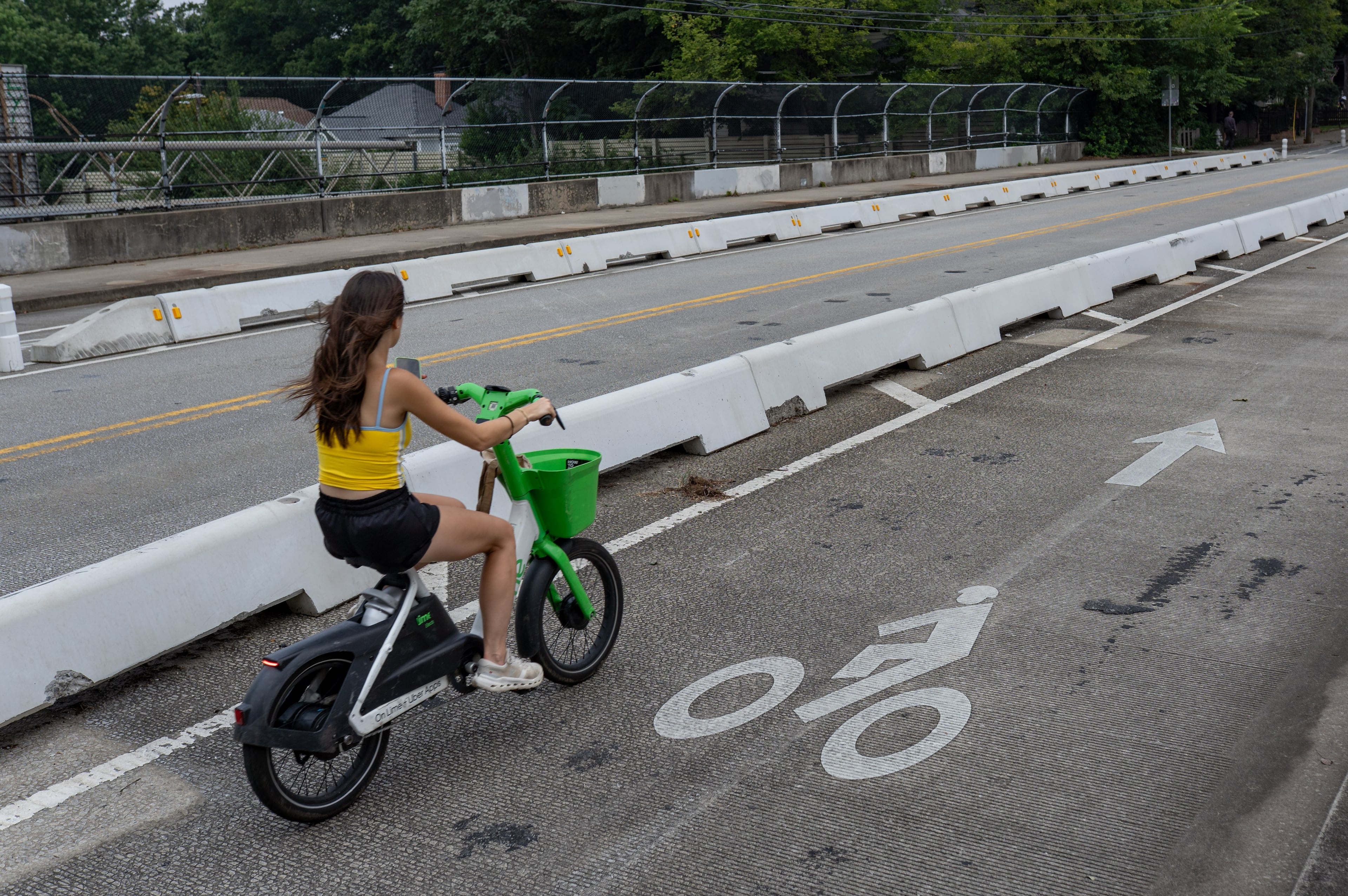 Bike lanes on Cherokee Street