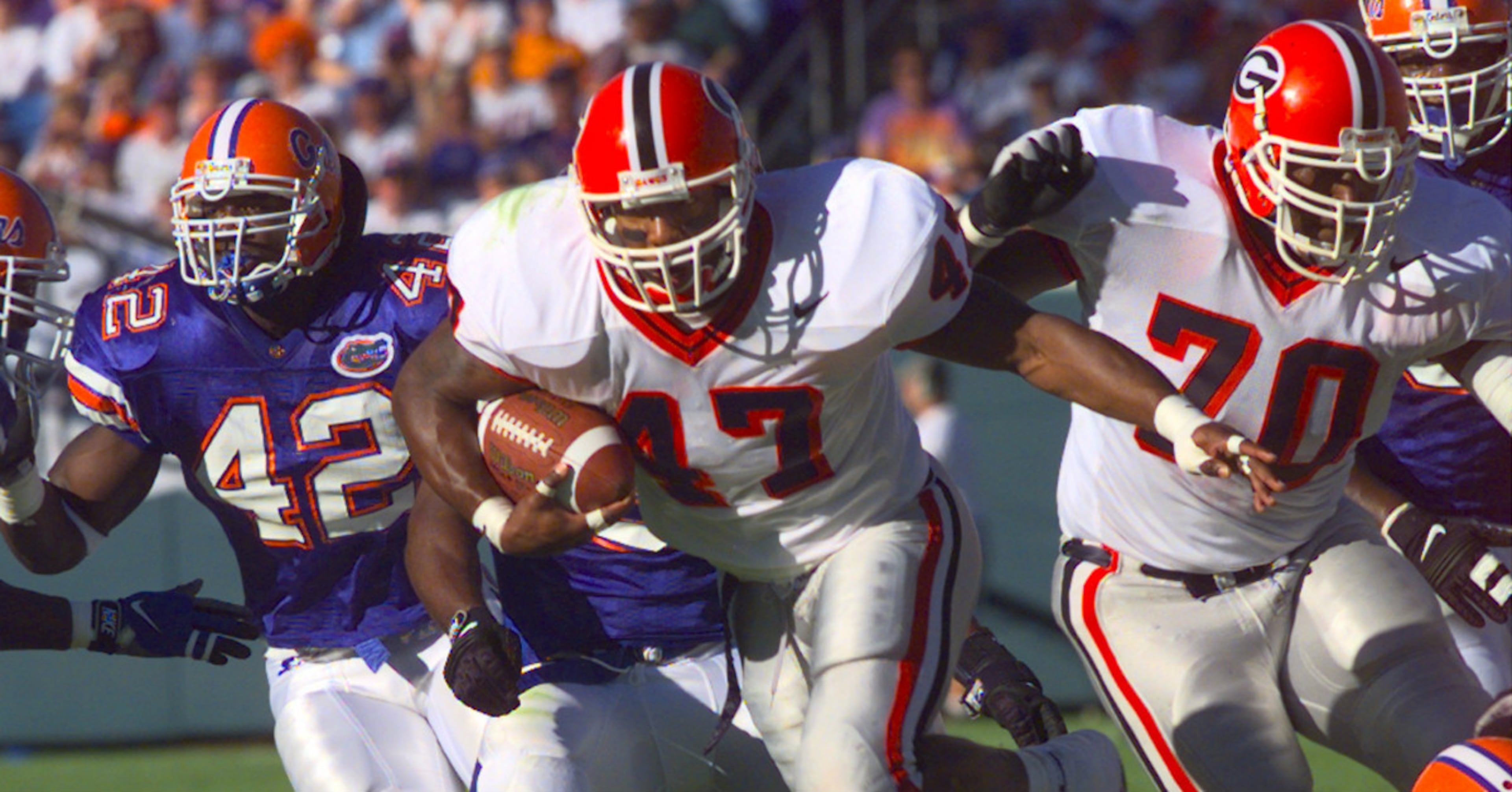How was former All-SEC RB Robert Edwards recruited to UGA? That story is a good ‘un. (AJC