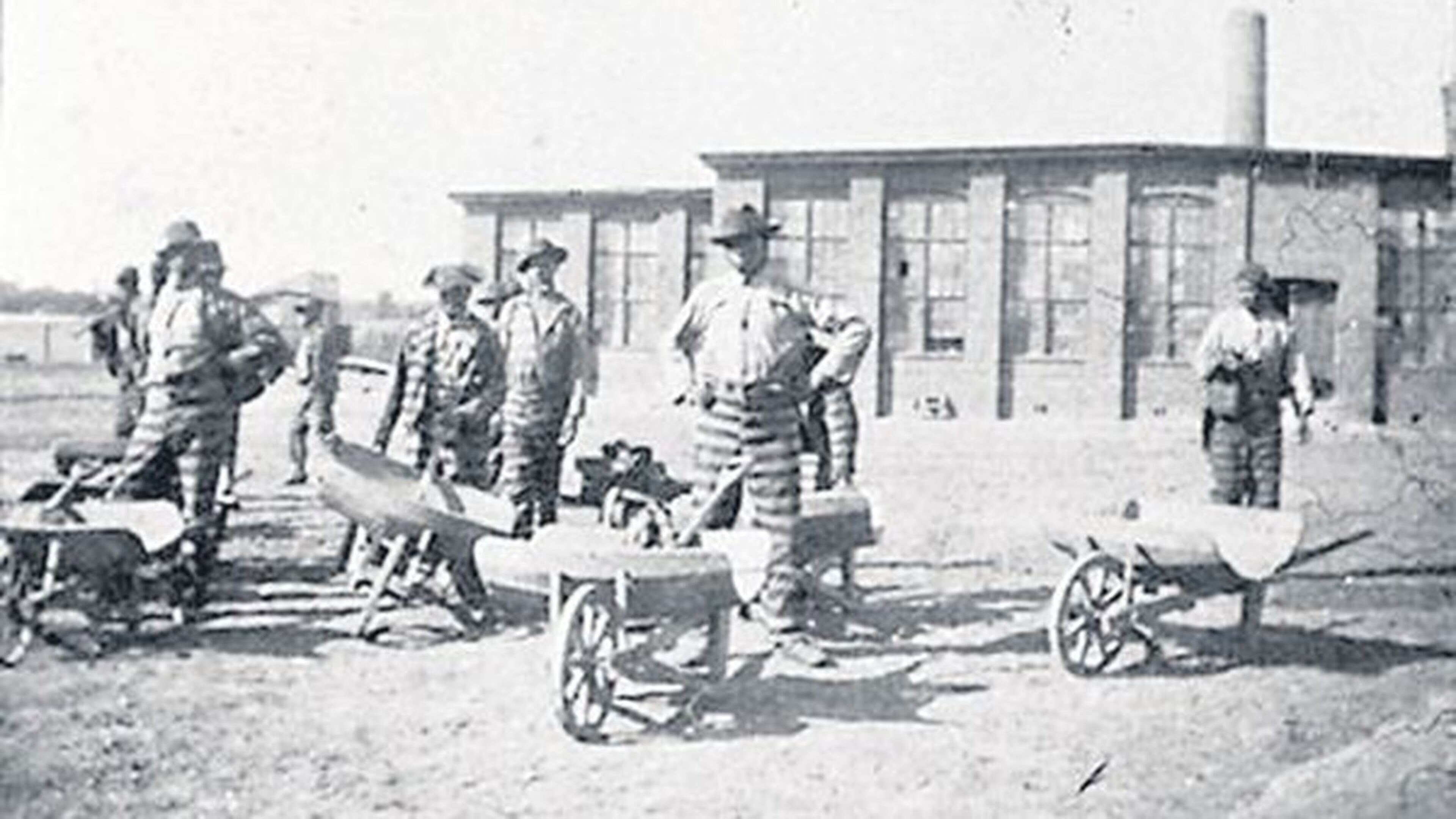 The former Chattahoochee Brick Co. straddling the Cobb and Fulton county line used forced convict labor to make as many as 200,000 bricks a day. CONTRIBUTED BY RICHARD BECHERER AND THE ATLANTA HISTORY CENTER