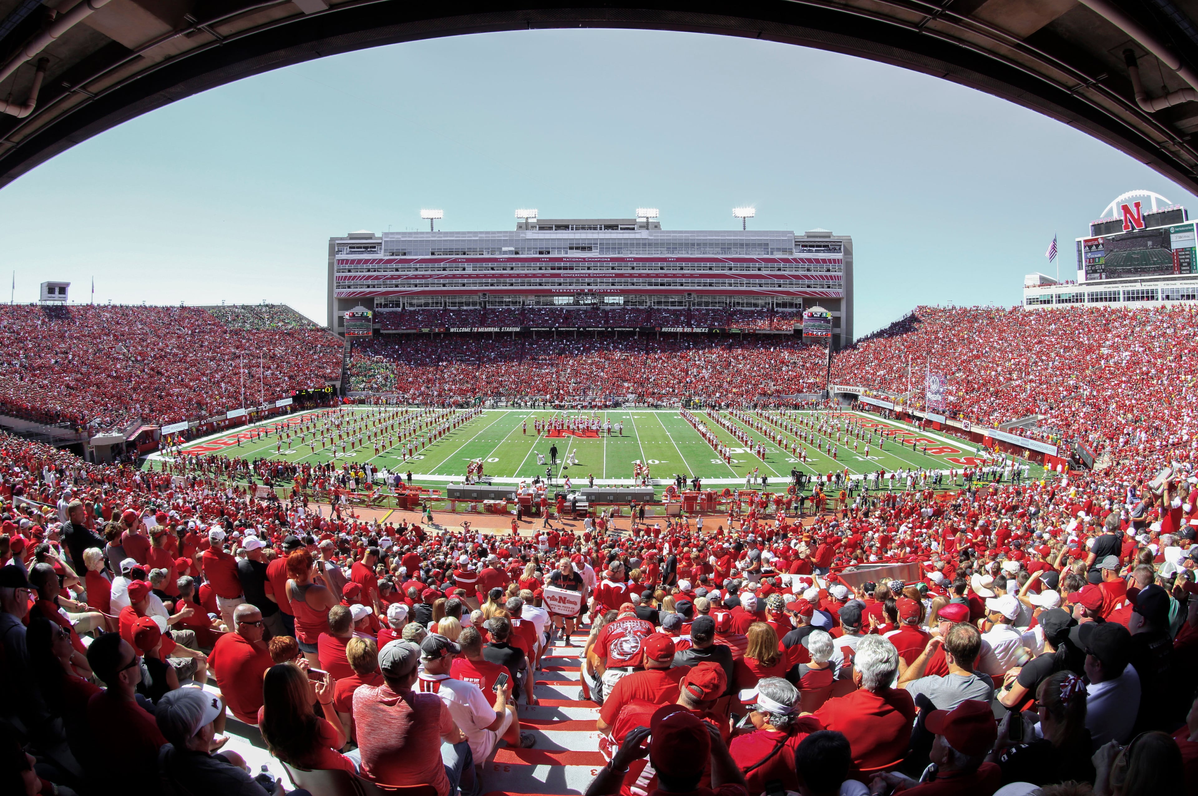 Nebraska Memorial Stadium Football