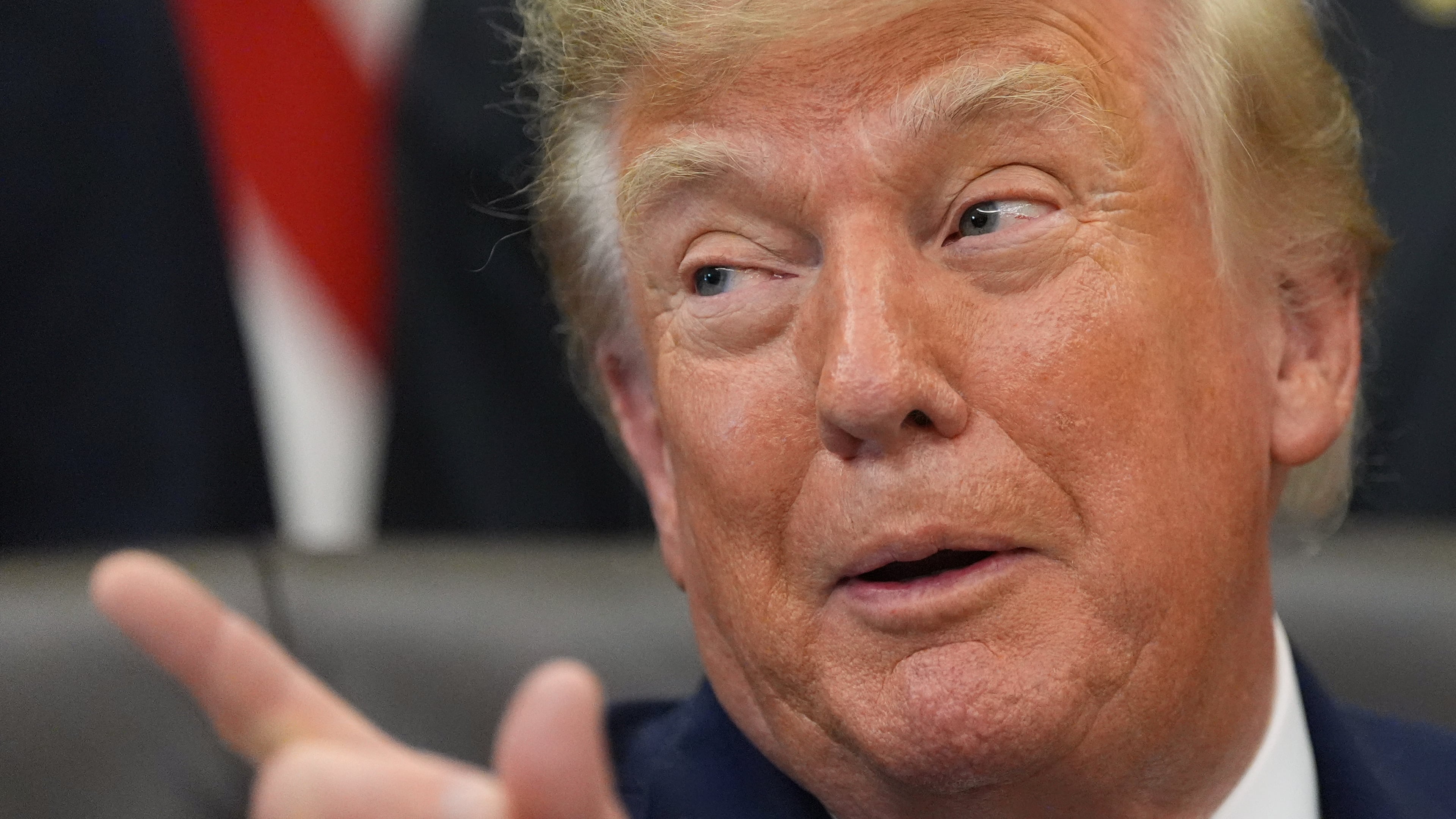 President Donald Trump speaks in the Oval Office of the White House, Wednesday, Sept. 30, 2026, in Washington. (AP Photo/Alex Brandon)