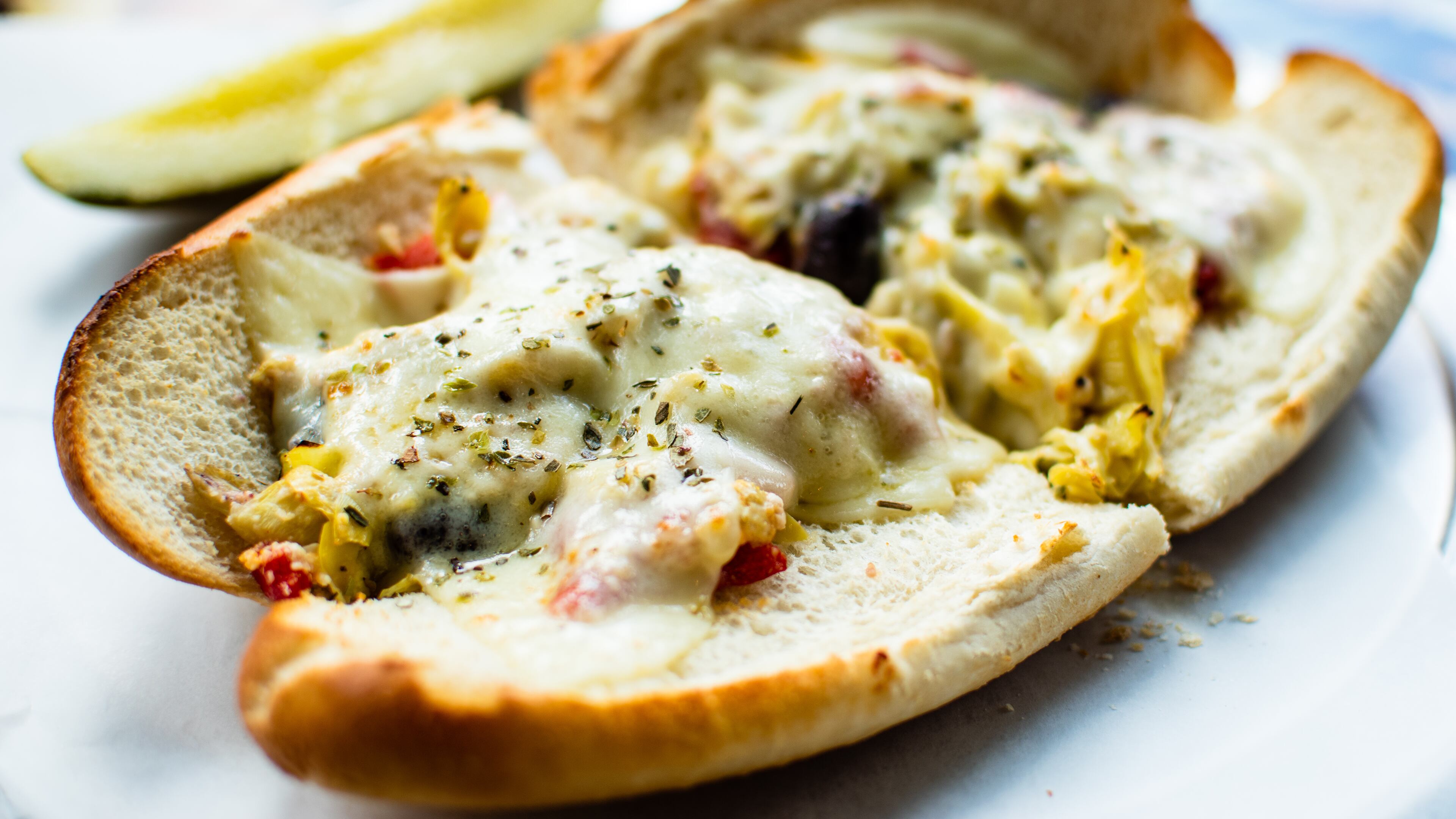 The Grateful Veg sandwich at Milton's Peace Love and Pizza doesn't reinvent the wheel, but it nails the formula for a great vegetarian sandwich.