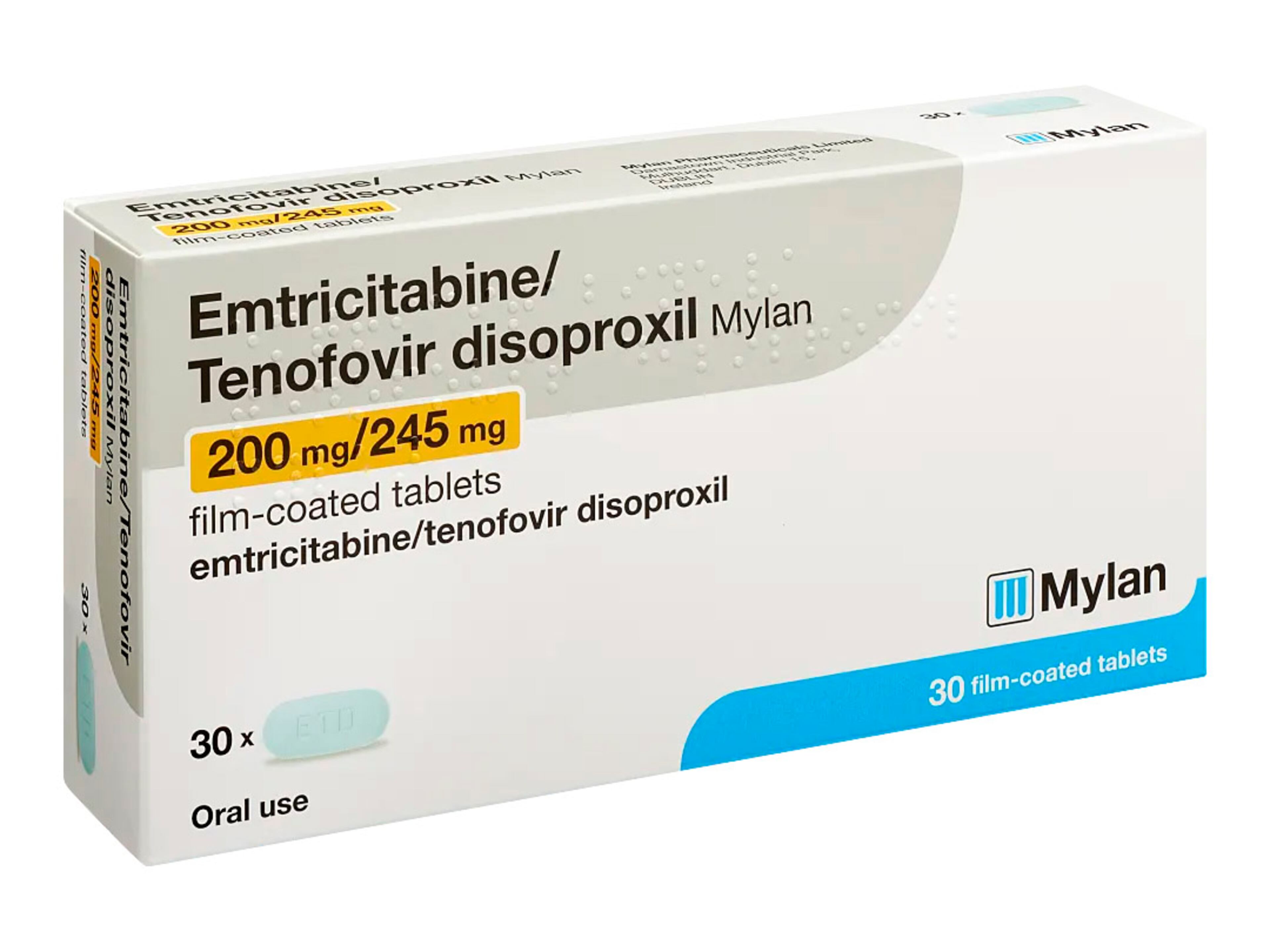 This HIV prevention drug is over 99% effective and costs less than $30 per month — or is free with insurance. (Courtesy of Mylan)