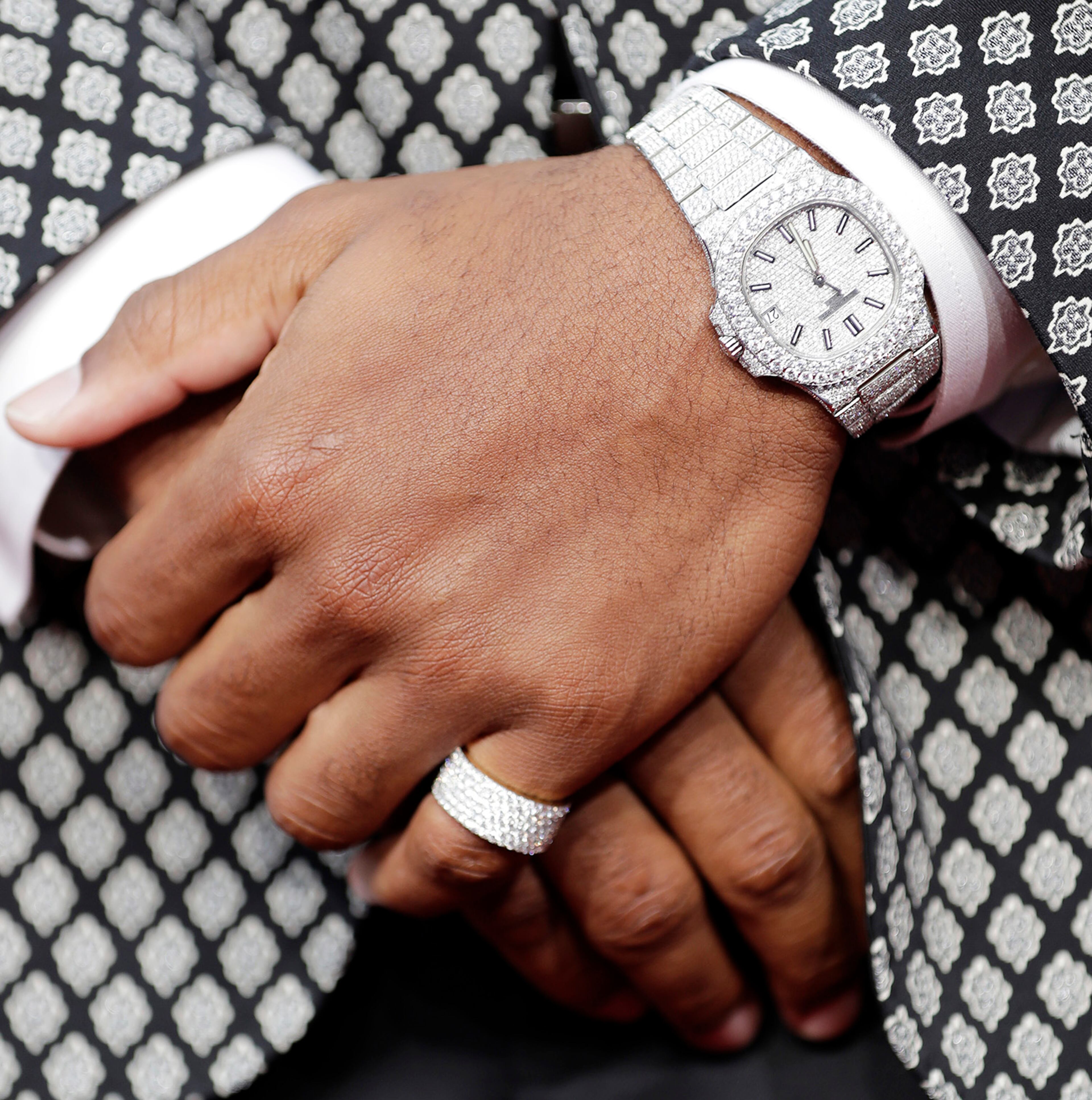 Temple's Haason Reddick arrives for the first round of the 2017 NFL football draft, Thursday, April 27, 2017, in Philadelphia. (AP Photo/Julio Cortez)