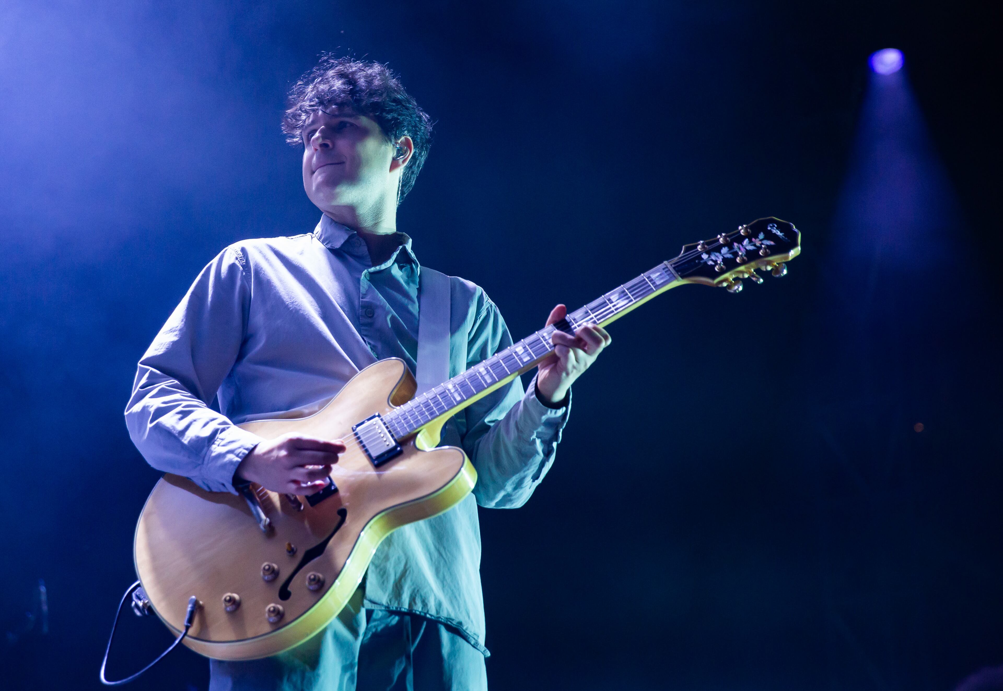 Atlanta, Ga. — Indie rockers Vampire Weekend played a set full of hits for the crowd on Sunday evening, Sept. 21, 2025, at Piedmont Park. (RYAN FLEISHER FOR THE ATLANTA JOURNAL-CONSTITUTION)