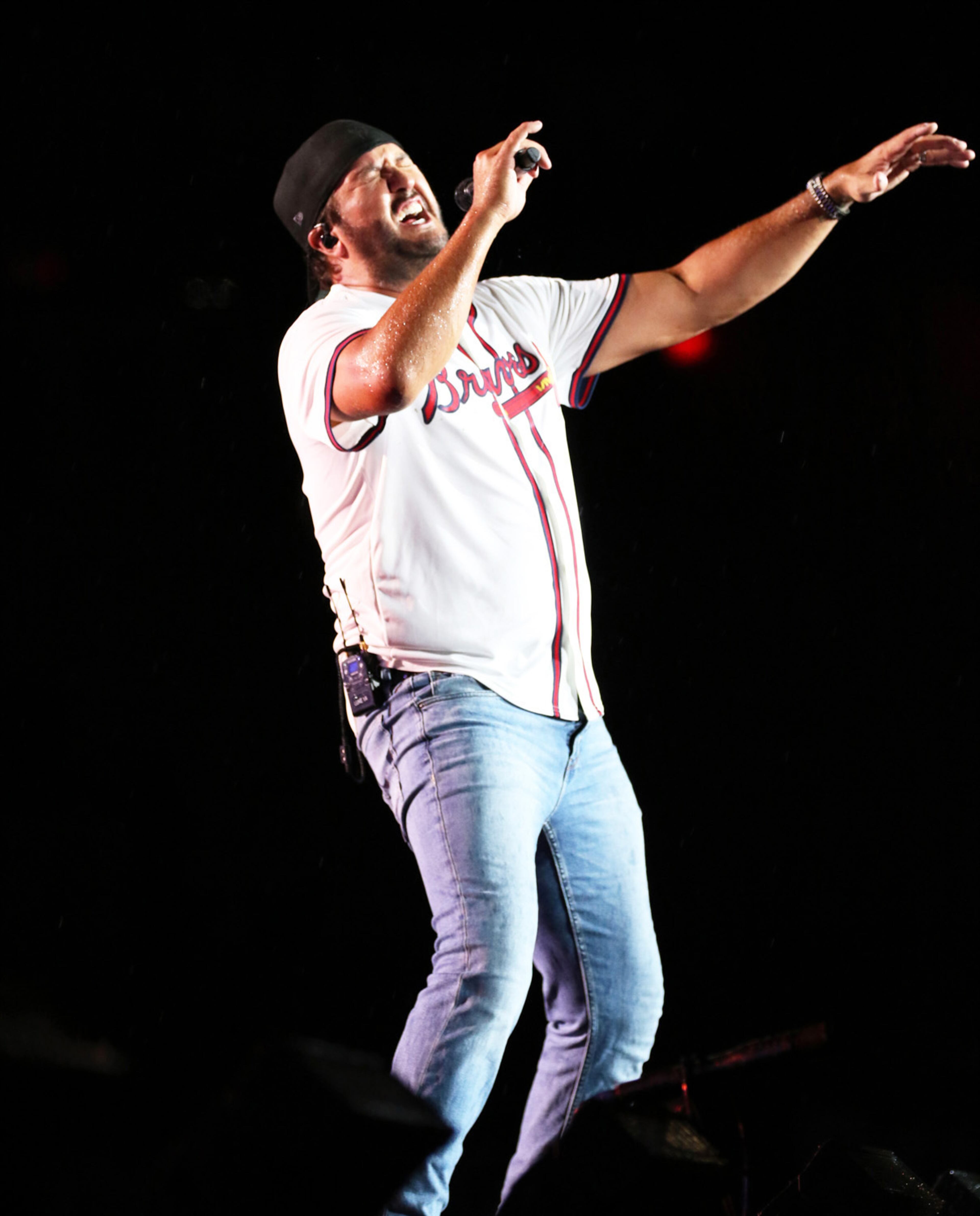 Luke Bryan rocked rainy and sold out Truist Park on Saturday, August 17, 2024 on his Mind of a Country Boy Tour. His support acts were Bailey Zimmerman, Kameron Marlowe and American Idol winner Chayce Beckham.
Robb Cohen for the Atlanta Journal-Constitution
