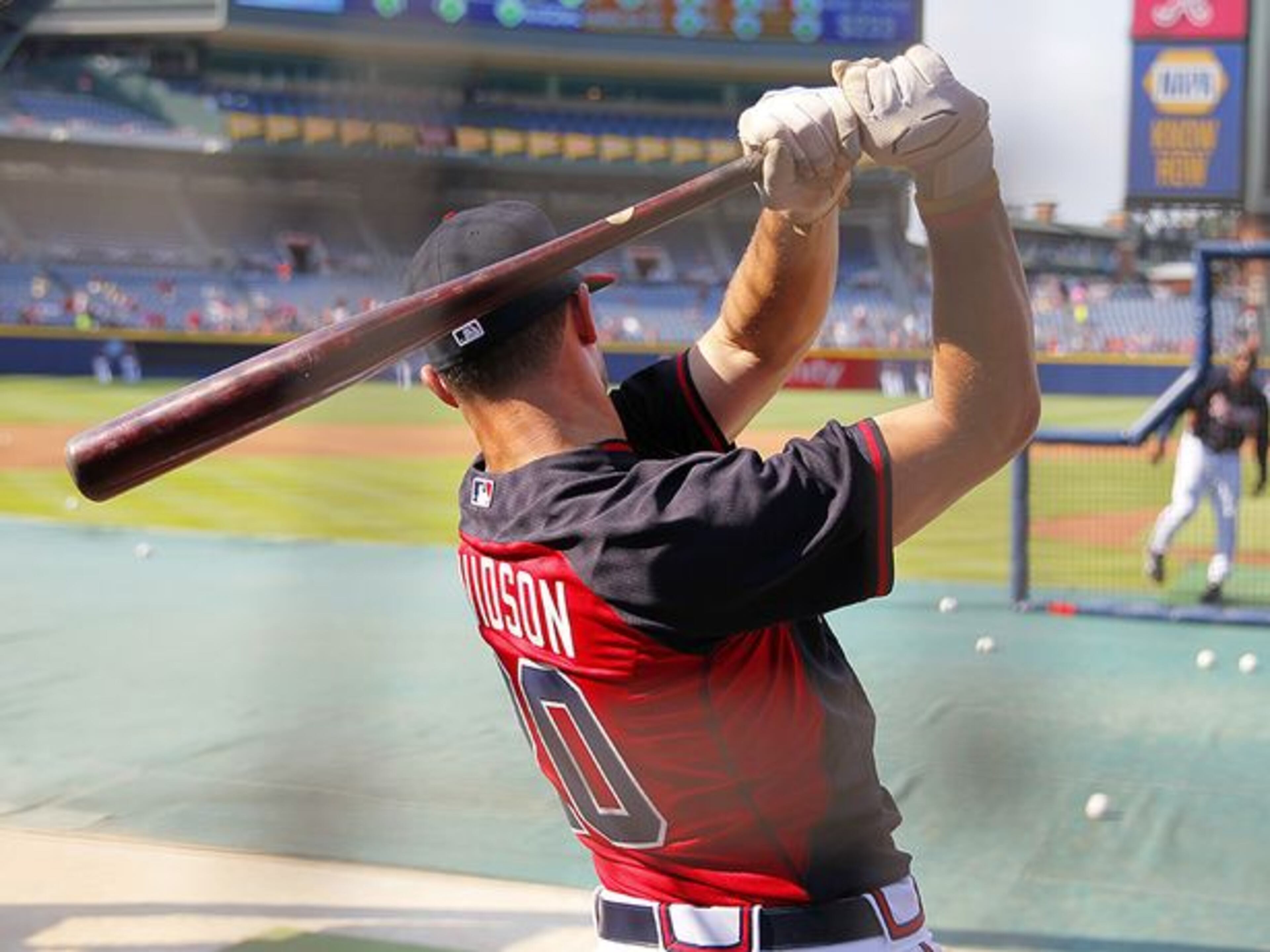 Braxton Davidson fell from No. 6 Braves prospect to No. 11 after a flurry of trades in the past two months. (AJC file photo)