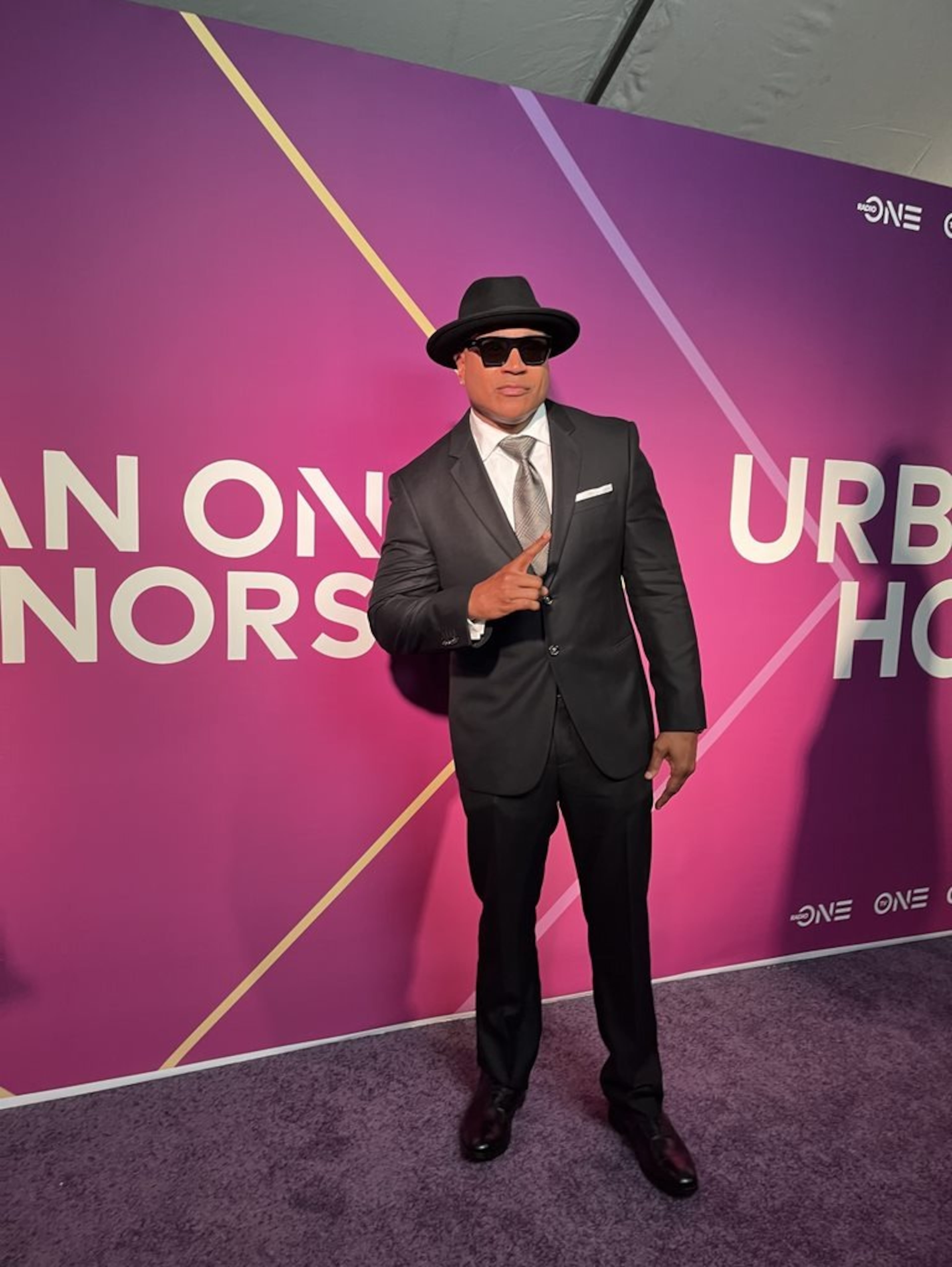LL Cool J at the Urban One Honors red carpet (2022)