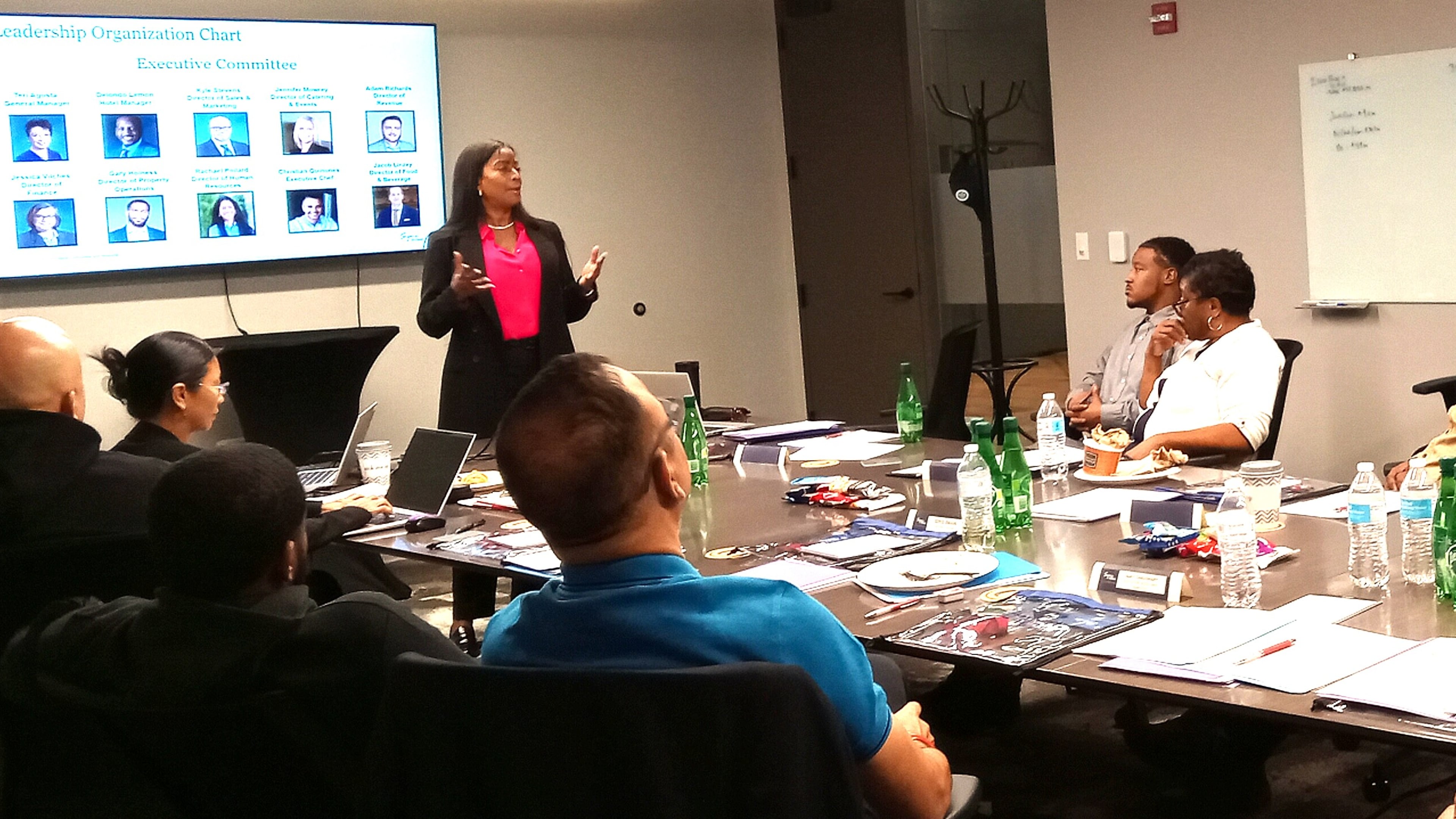 Signia Hilton recently hired 340 people to work in its new hotel, set to open early next year in downtown Atlanta. Rachael Pollard, director of human resources, recently spoke to new hires at orientation.