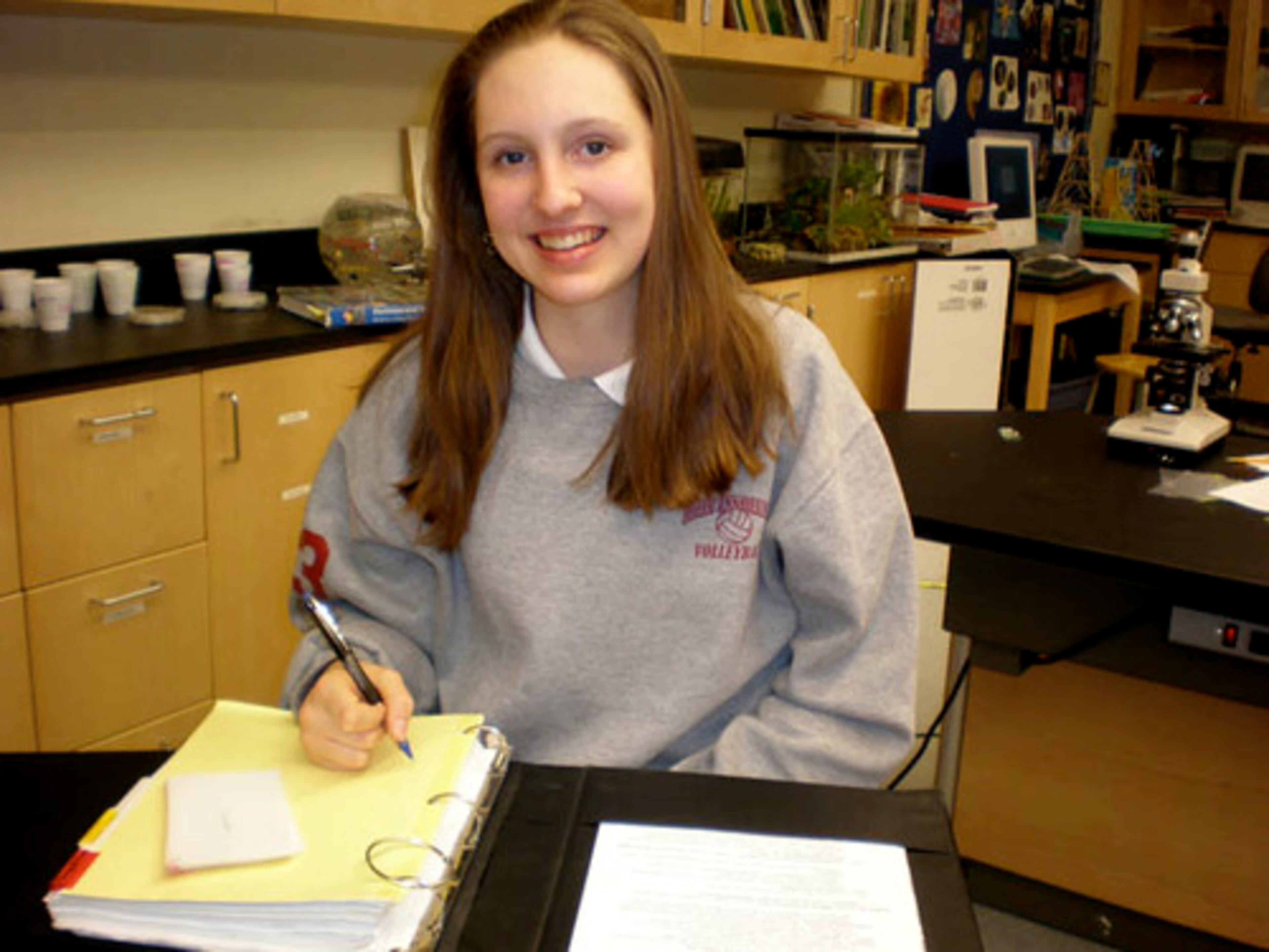 Kaki Bennett, a 9th-grader at at Holy Innocents' Episcopal School, competed at the Georgia Science Olympiad.