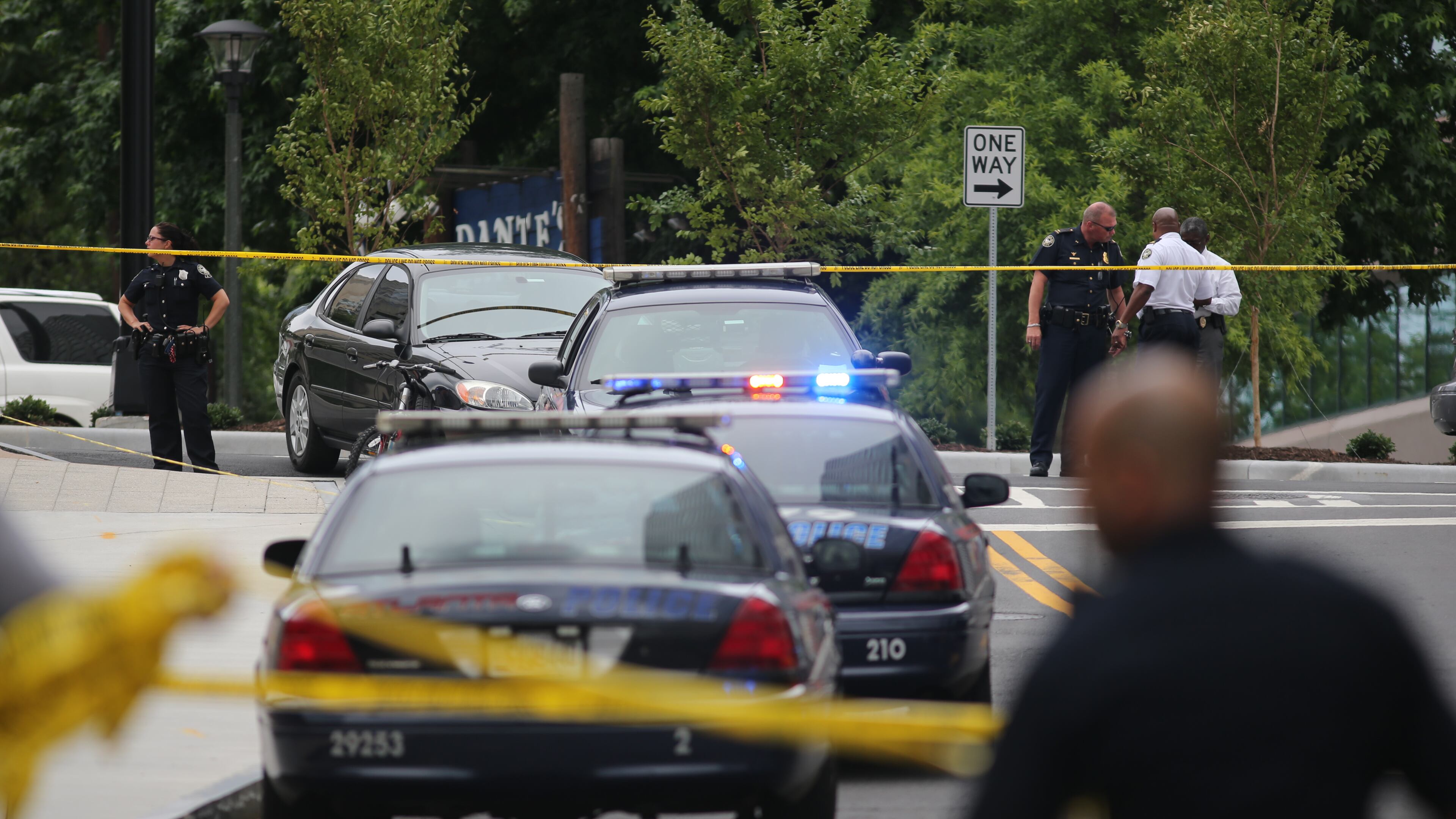 One person was shot by an Atlanta police officer on Wednesday afternoon near Lenox Square Mall in Buckhead. The suspect was transported by ambulance to Grady Memorial Hospital, where he was listed in stable condition shortly before 4 p.m., police said.
