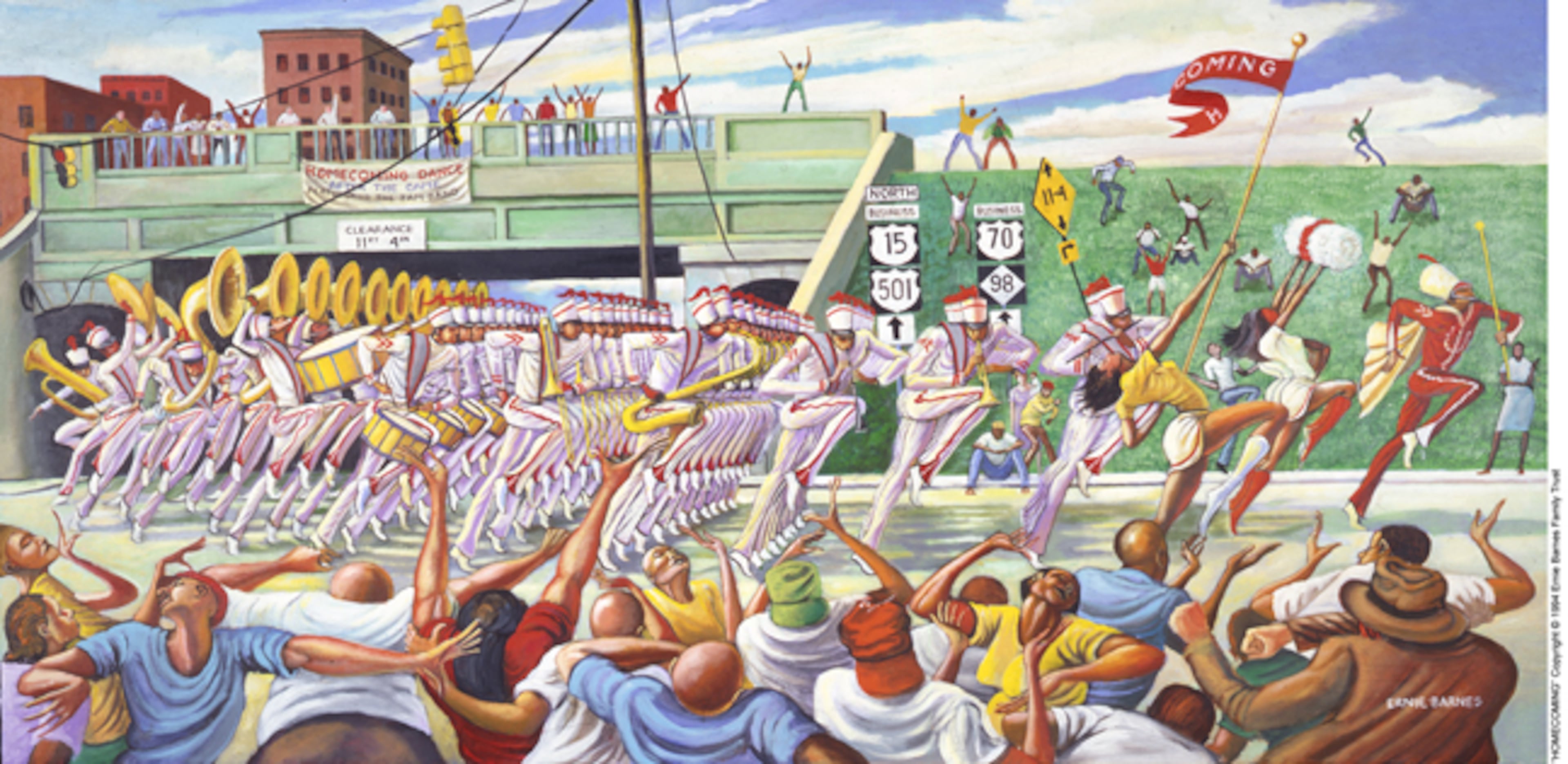 Homecoming at North Carolina Central University, usually the last Saturday of October or the first Saturday of November, has been a long standing tradition for more than a century on the campus' sloping hills. One of the school's most famous alumni, artist Ernie Barnes -- known for his use of the body, form and movement -- depicted the pagentry in his classic painting, "Homecoming." Barnes is one of thousands of Eagles who have passed through NCCU's gates. Here are the Eagles that soared the highest.