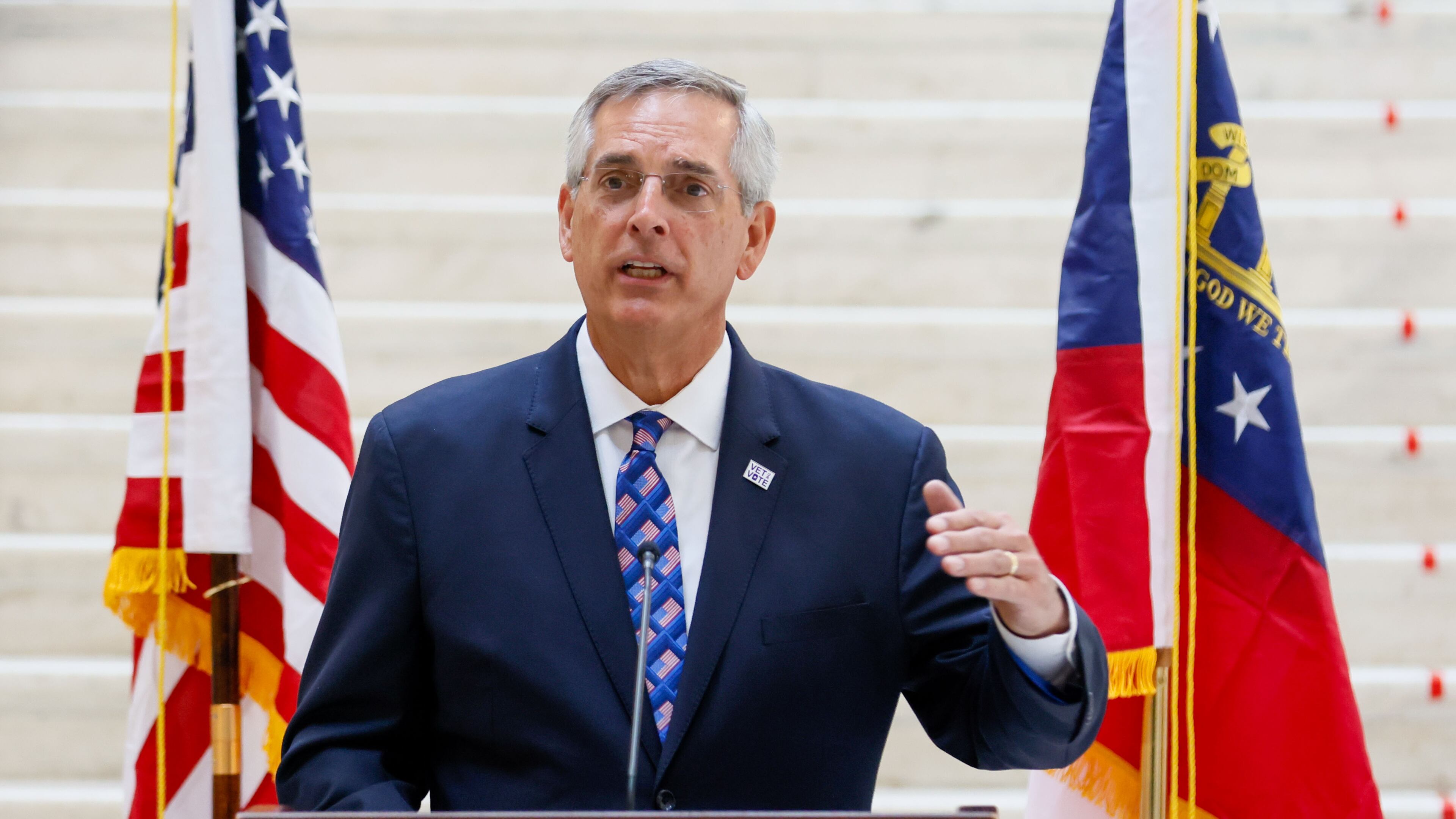 Secretary of State Brad Raffensperger was elected to his post in 2018 and reelected in 2022. (Miguel Martinez/AJC)