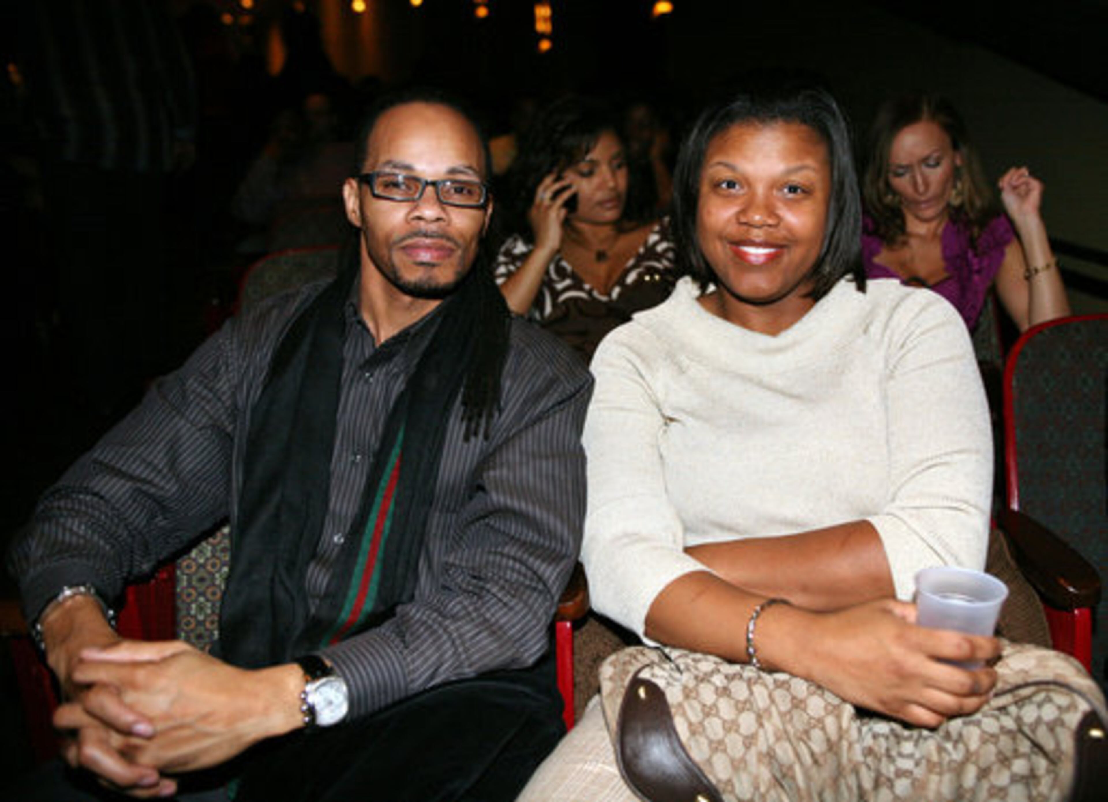 Eric Coleman and Mary Boleware came from Lawrenceville for the concert.