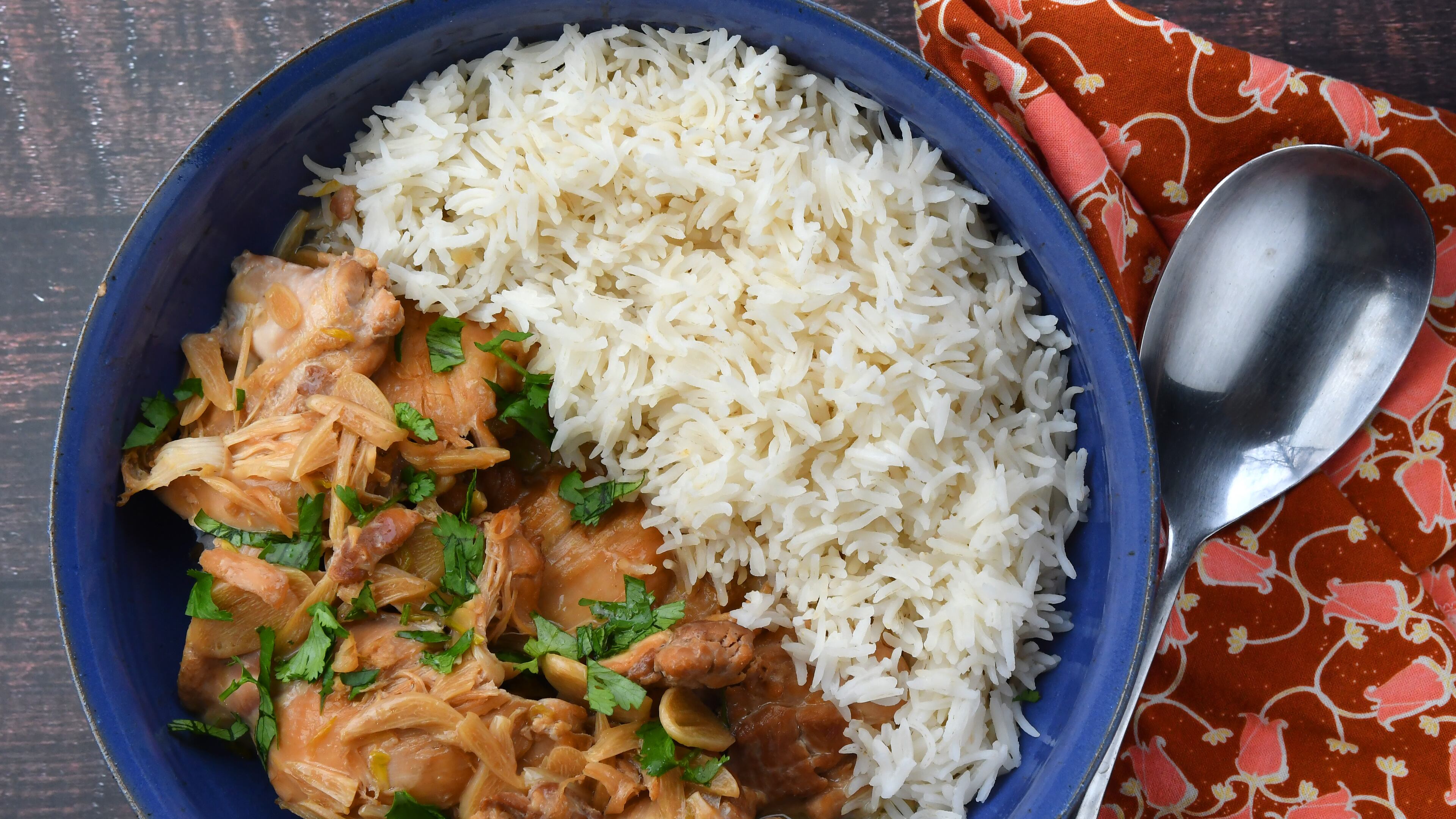 Quick-Braised Coconut Chicken. (CHRIS HUNT FOR THE ATLANTA JOURNAL-CONSTITUTION)