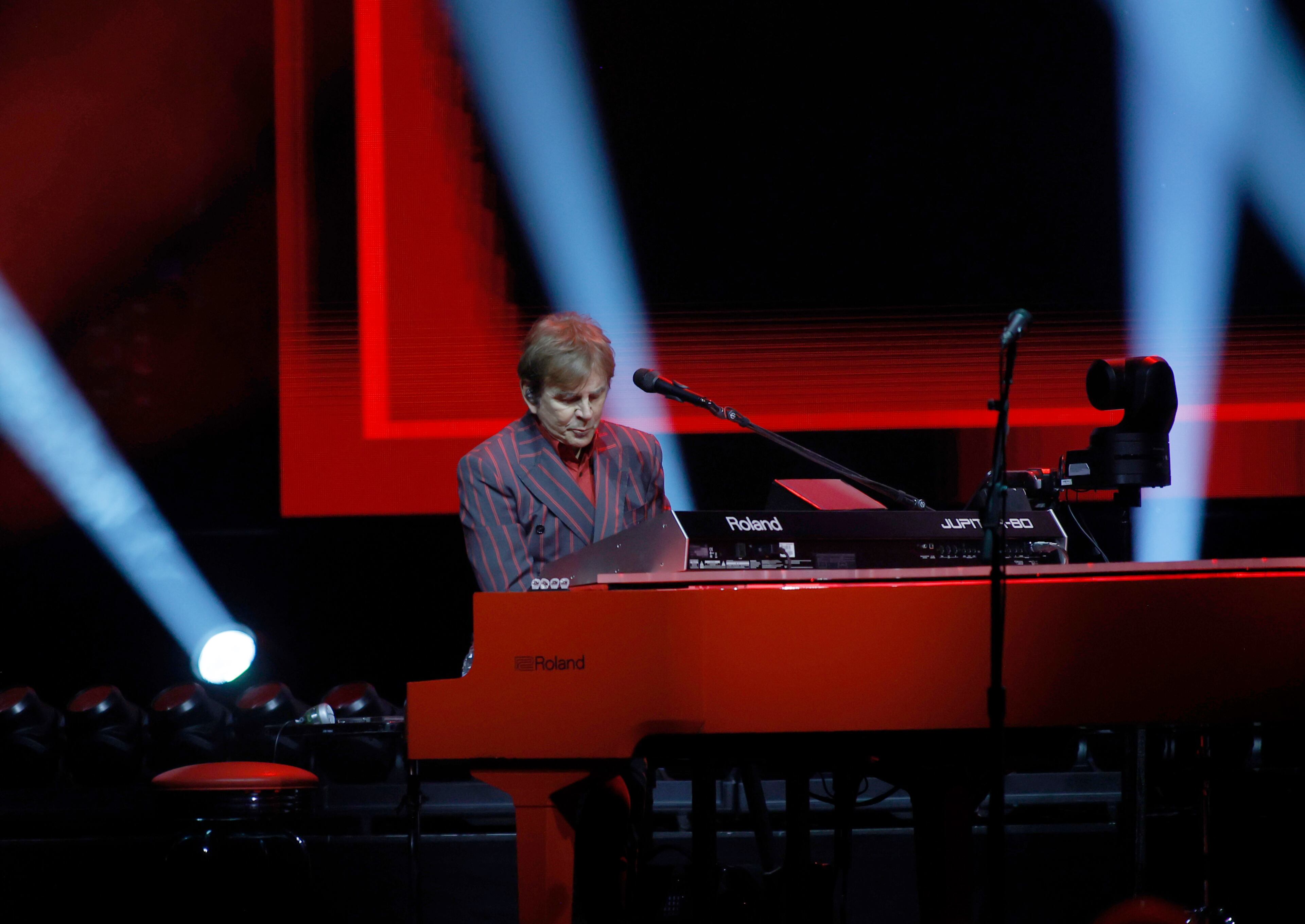 Jonathan Cain (at the keyboard) said that it was time for Journey to stop touring, after more than 50 years on the road. (Akili-Casundria Ramsess for the AJC)