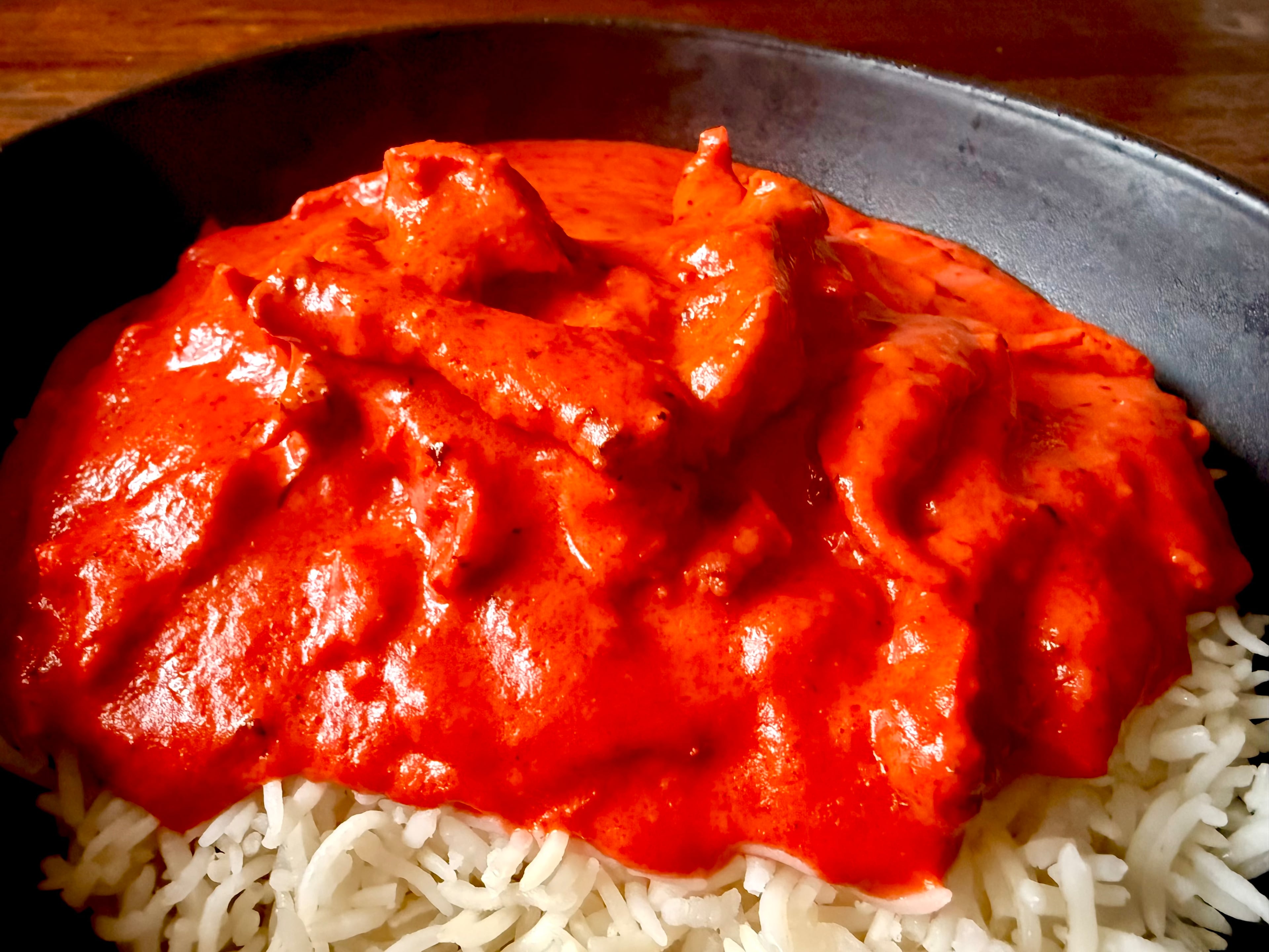 The Murgh Makani at Everest Gorkhali Kitchen in Tucker resembles the Punjabi classic butter chicken, but with a slightly smokier profile. (Angela Hansberger for the AJC)