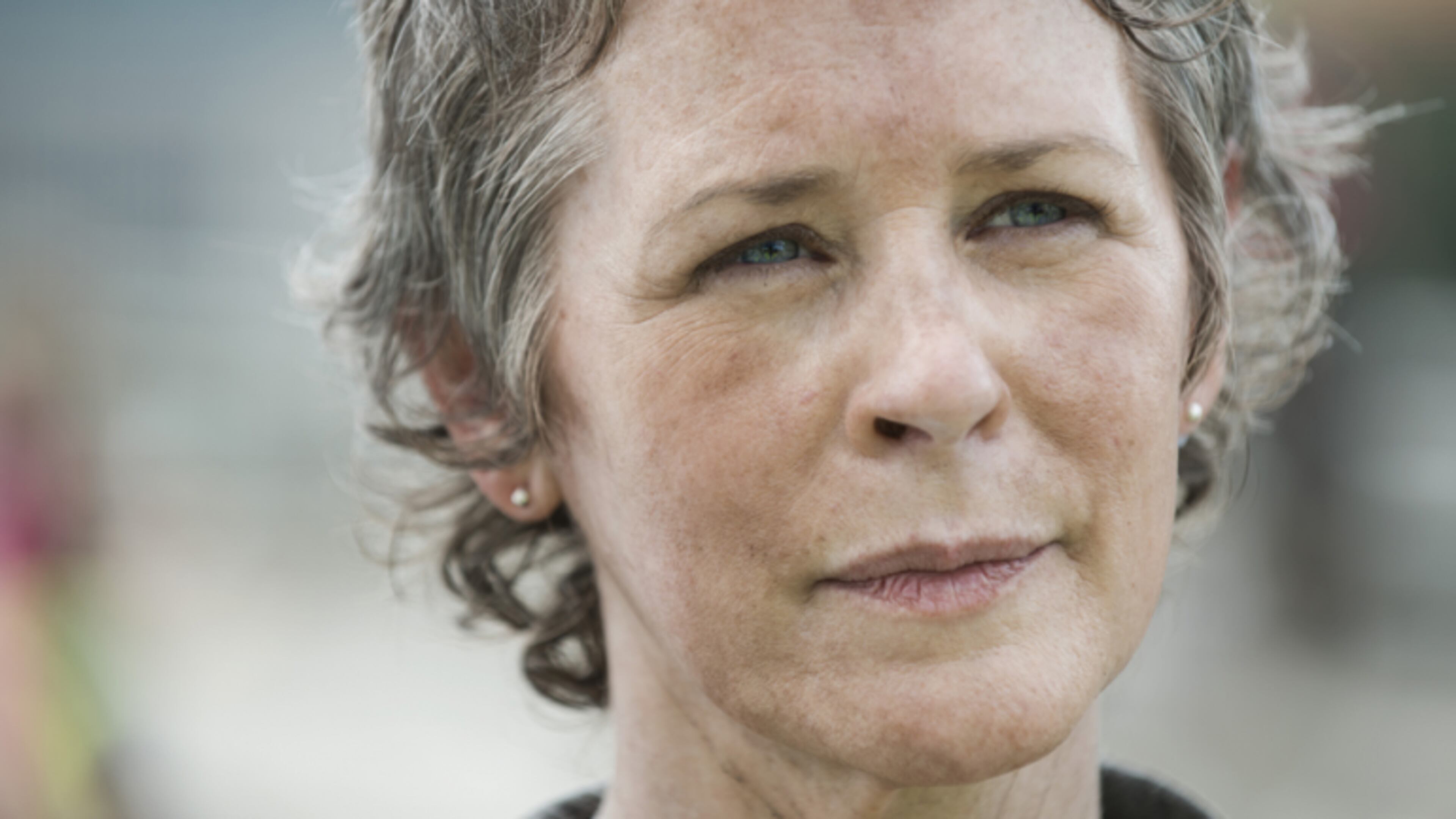 Carol in the episode "Consumed" with Daryl in downtown Atlanta. CREDIT: AMC