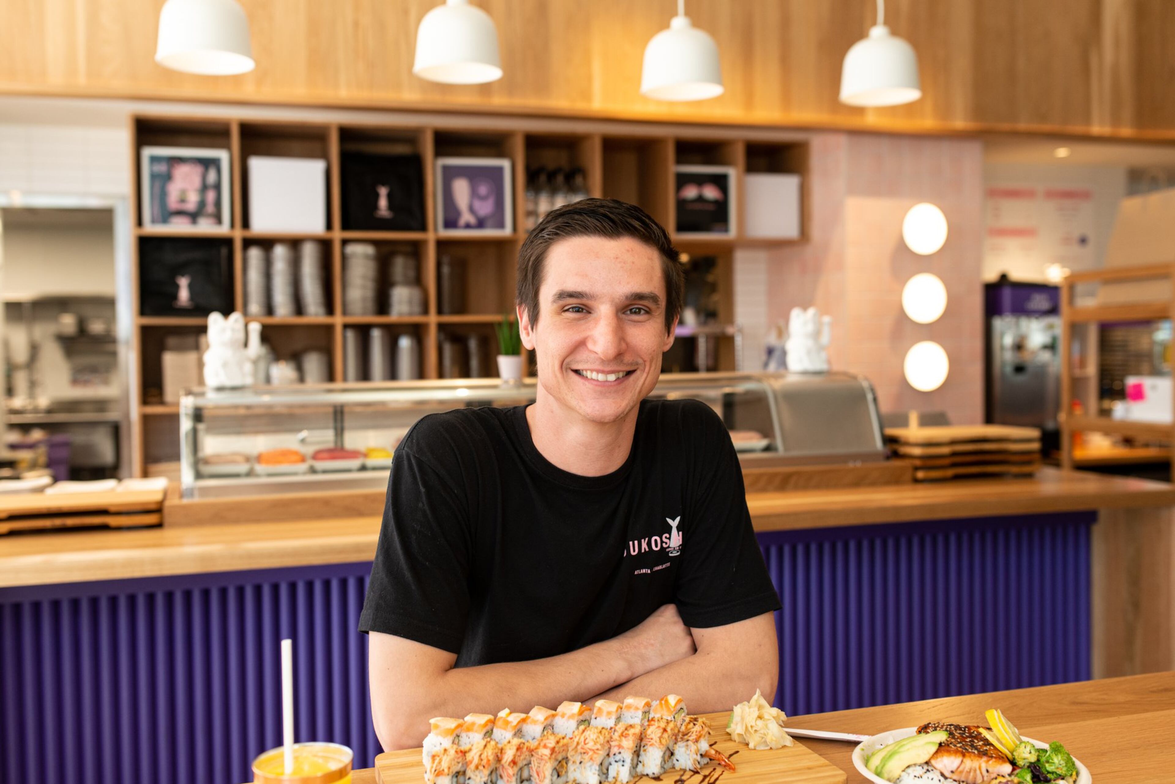 Sukoshi Brand Manager Zach Girgenti. Photo credit- Mia Yakel.