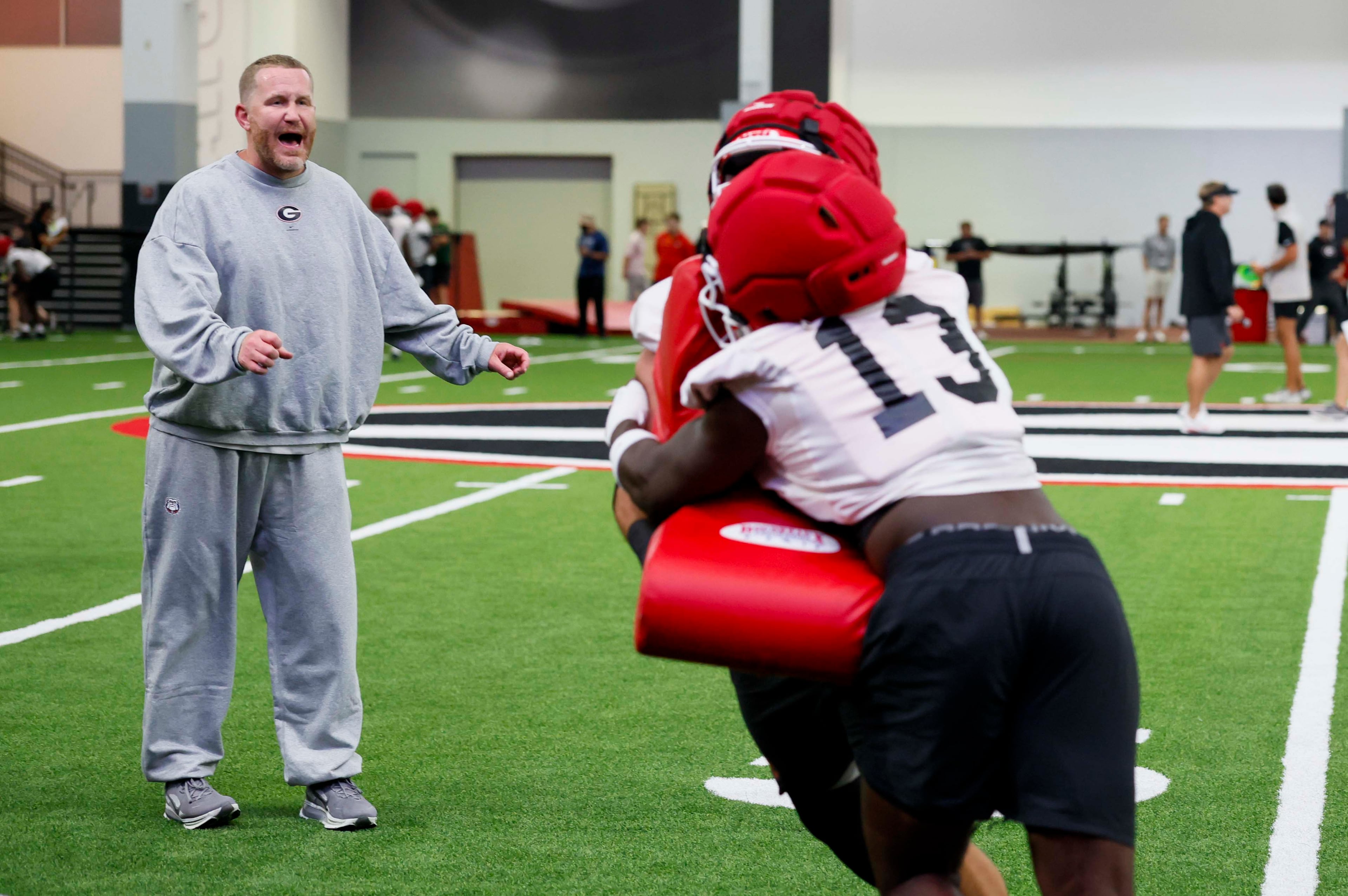 Georgia Bulldogs football practice