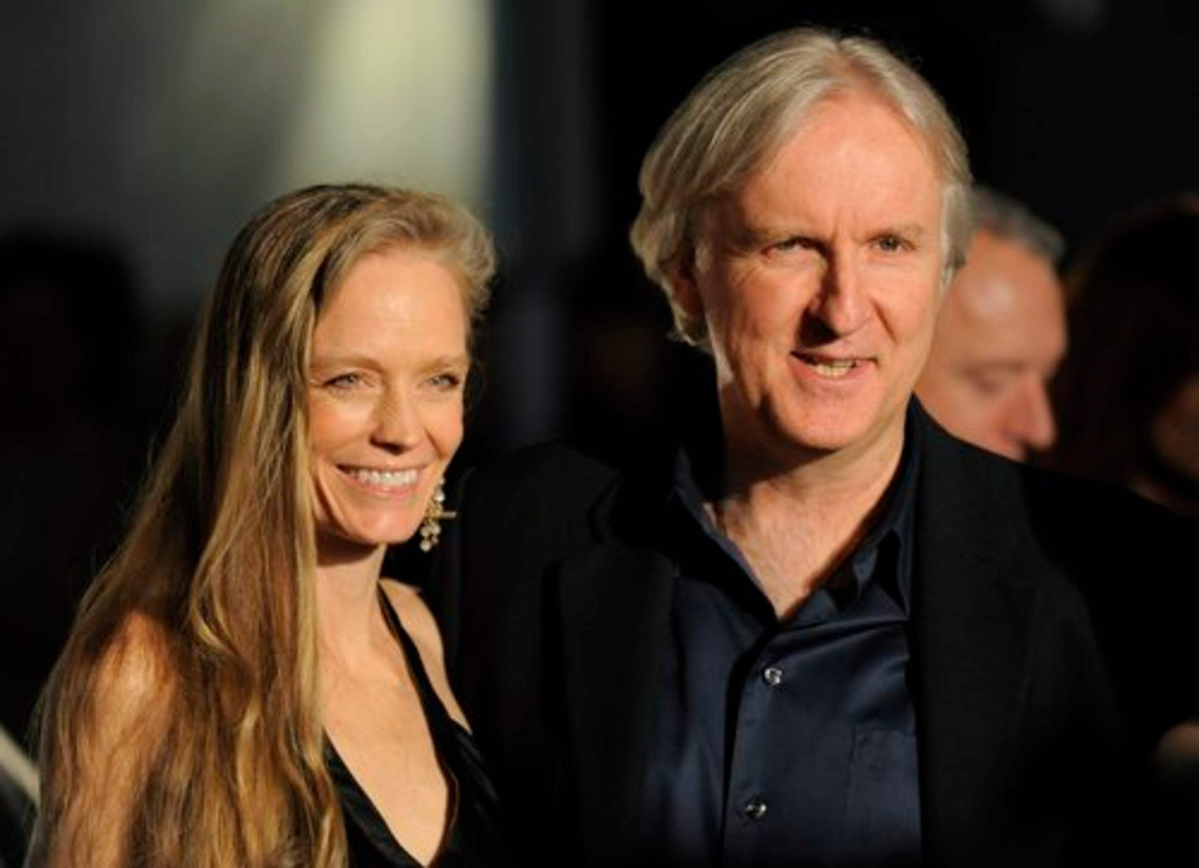 "Avatar" director James Cameron, right, and his wife Suzy Amis Cameron.