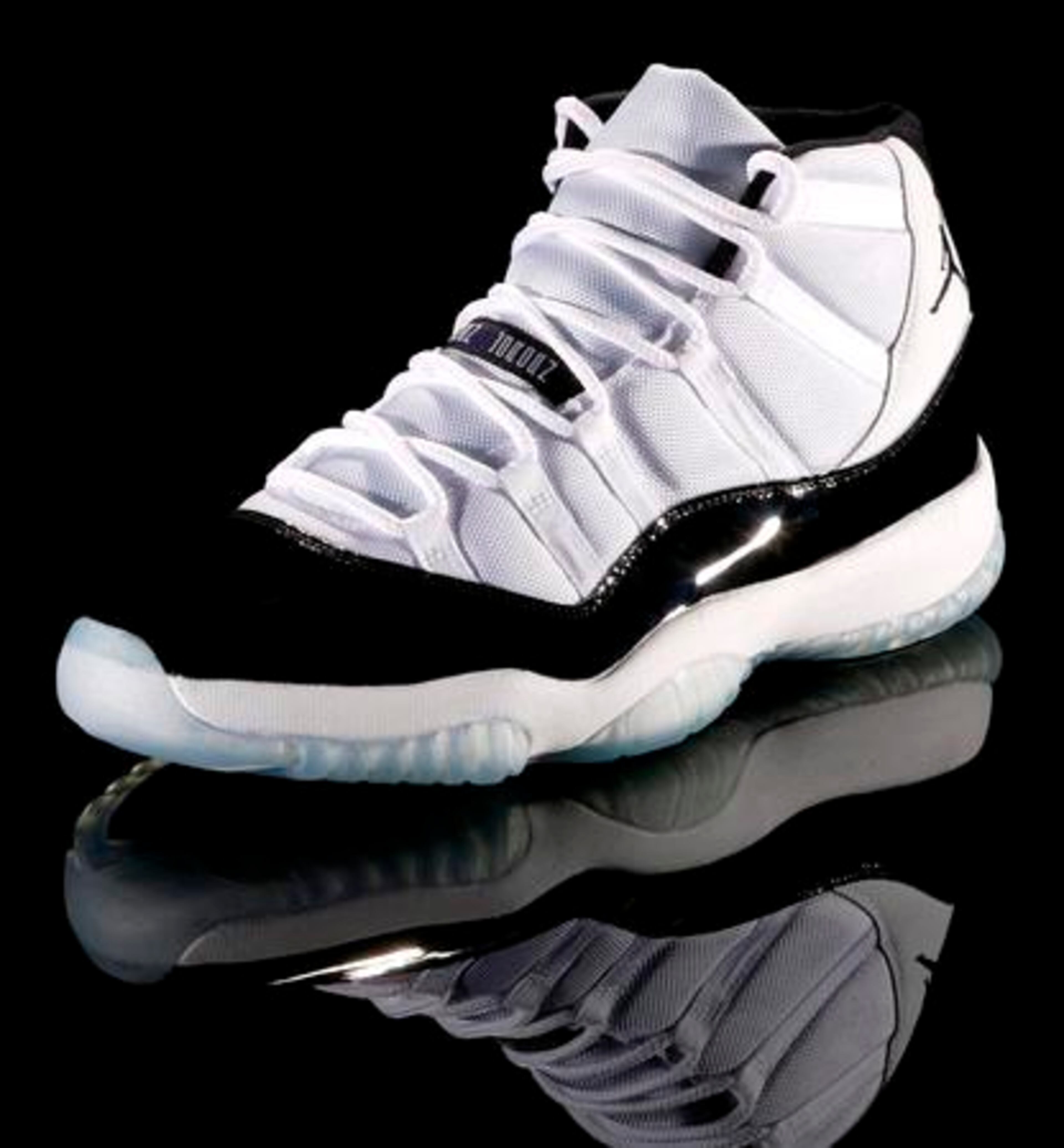 In a photo released by Nike Inc., the Air Jordan XI, released in 1996, is shown. This month, Nike releases the 23rd edition, and it is expected to be just as venerated as its predecessors.