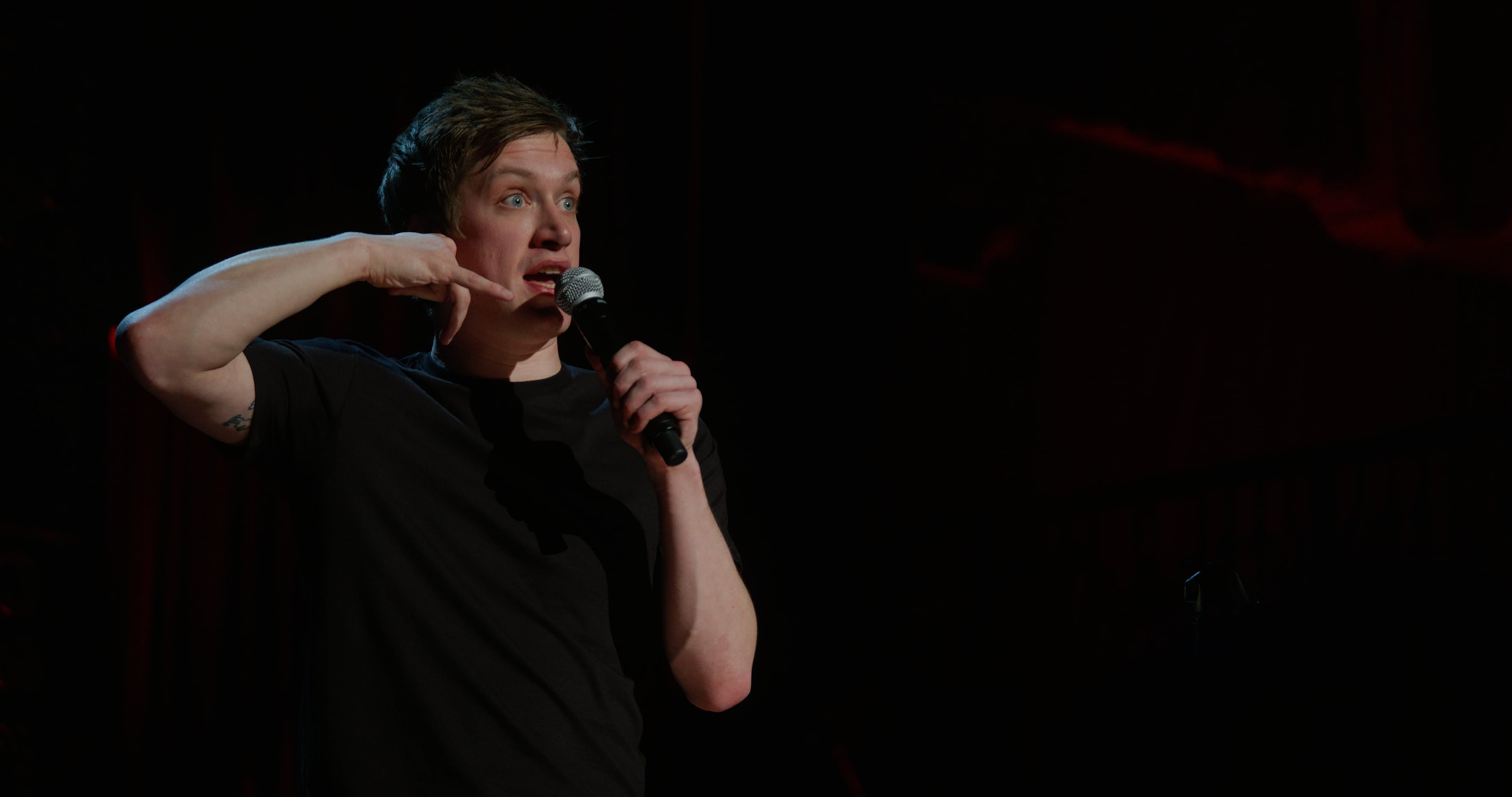 An image from Netflix's "Daniel Sloss: Live Shows." (Courtesy of Netflix)