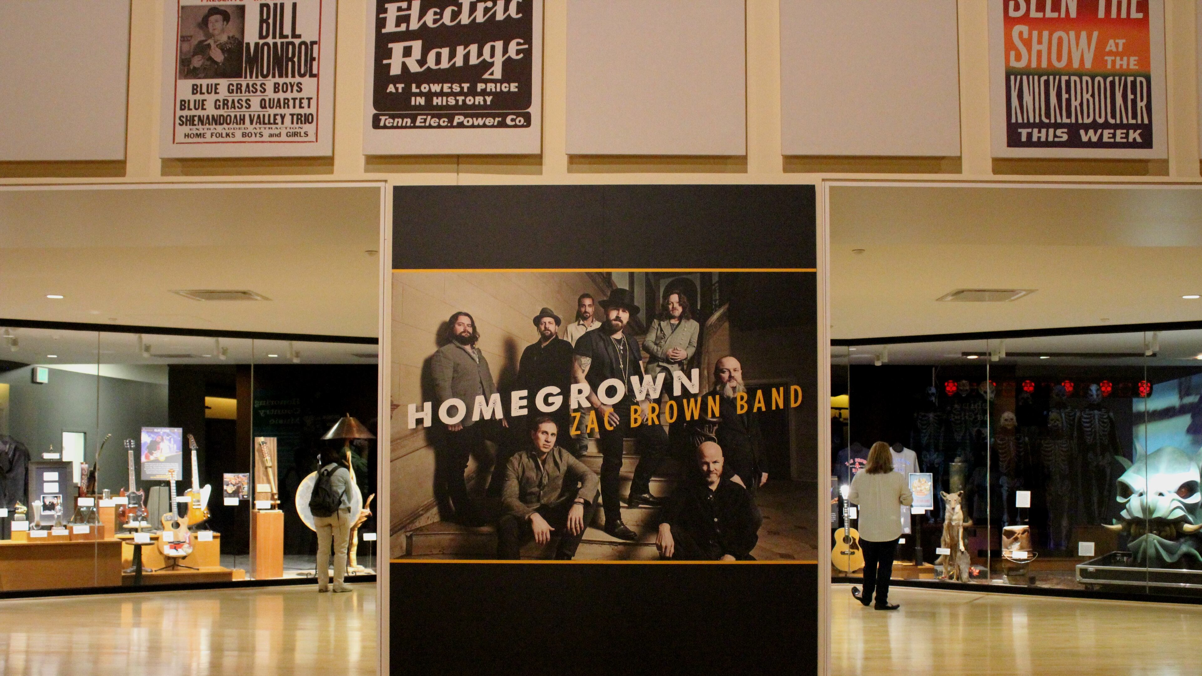 The Zac Brown Band exhibit at the Country Music Hall of Fame in Nashville will be up until summer 2017. Photo: Melissa Ruggieri/AJC