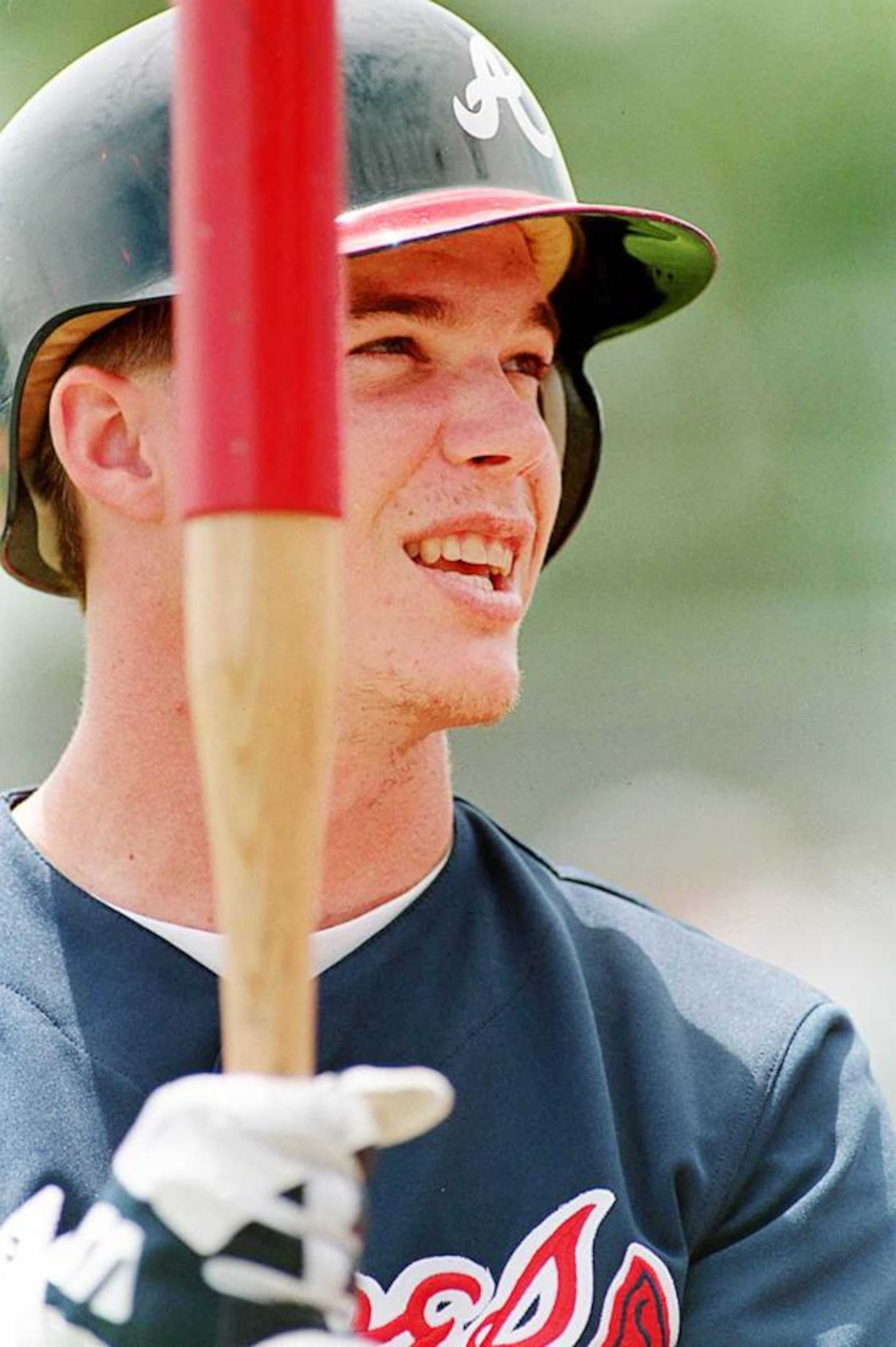 Chipper Jones didn't get the experience of playing every day in his first call-up the way some Braves have in the past couple of seasons. (David Tulis/AJC file photo)
