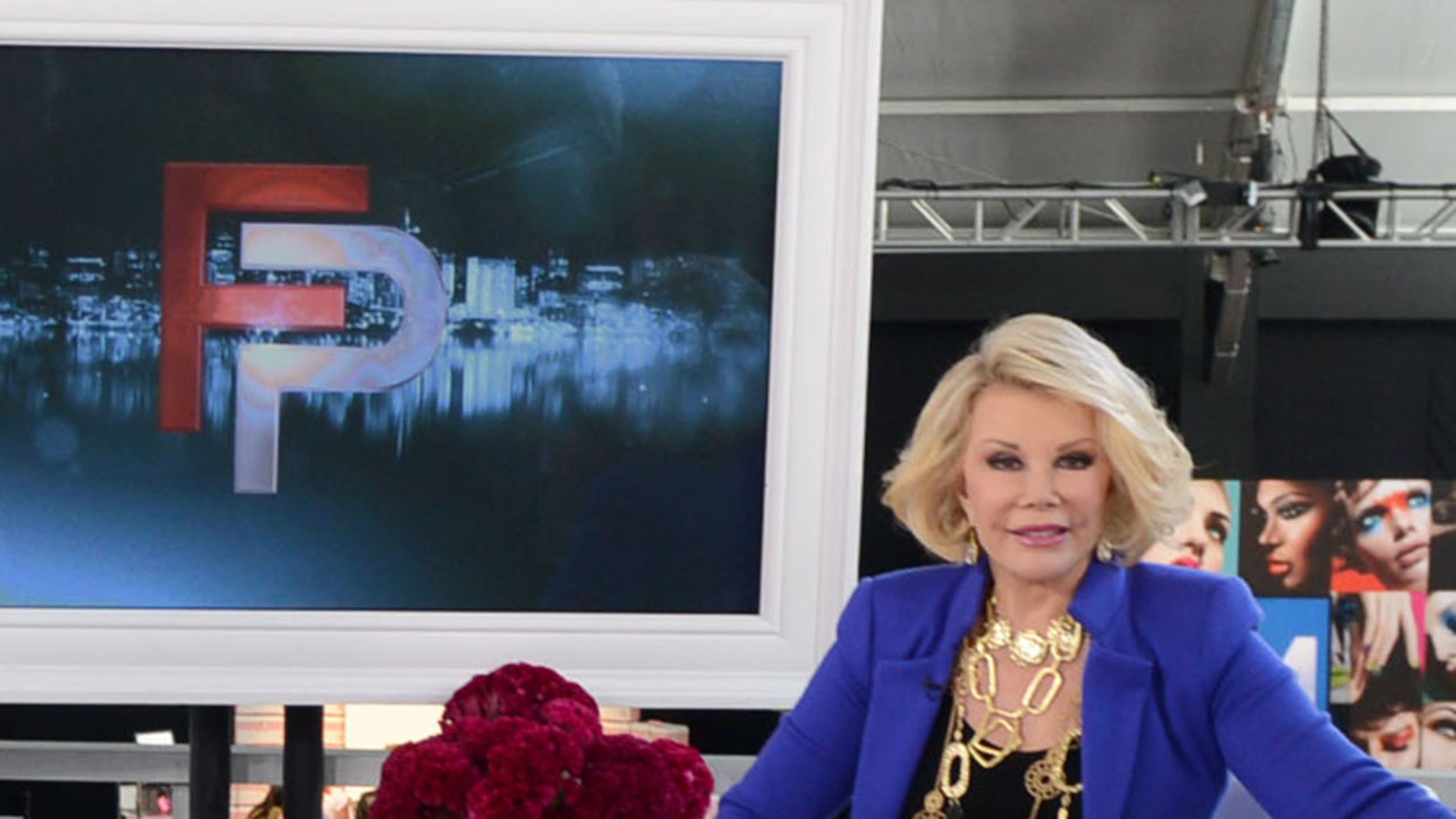 Joan Rivers on the set of Fashion Police in 2012. E! is ending the popular show after 22 years.