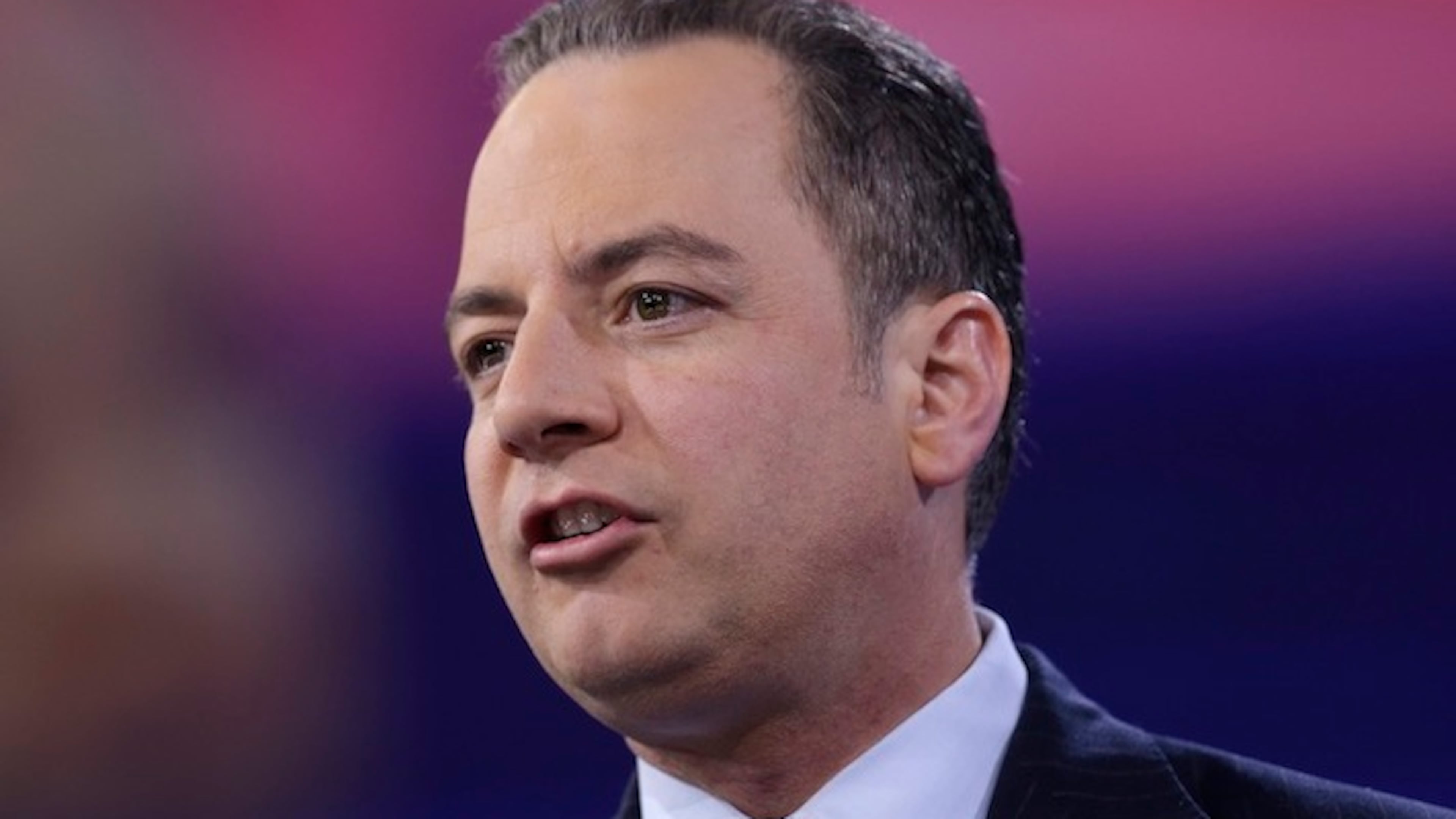 In this photo taken March 4, 2016, Republican National Committee (RNC) Chairman Reince Priebus speaks in National Harbor, Md. Donald Trump says he was really surprised by House Speaker Paul Ryan's rebuff of him as the presumptive Republican presidential nominee. But GOP chief Reince Priebus says he understands Ryanís reservations. ìItís going to take some time in some cases for people to work through differences,î Priebus says. Priebus says he disagrees with Trump on some issues such as banning Muslims from entering the U.S(AP Photo/Carolyn Kaster)
