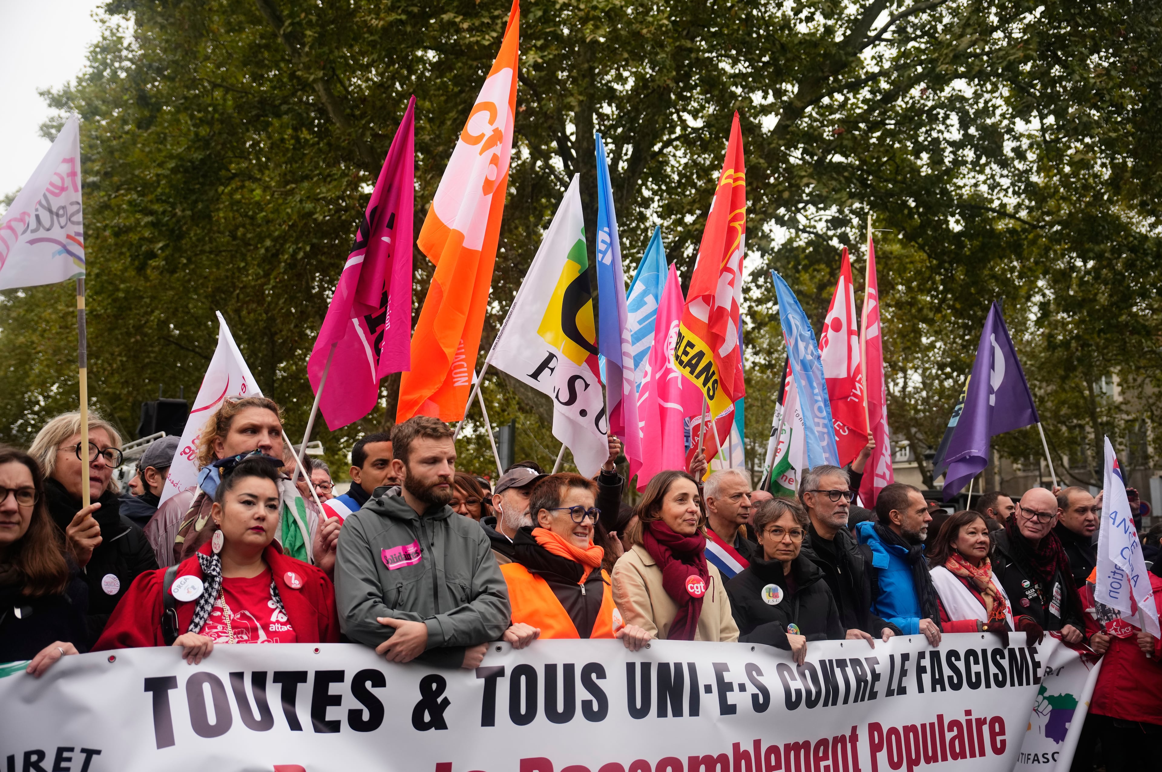 France RN Congress Protests
