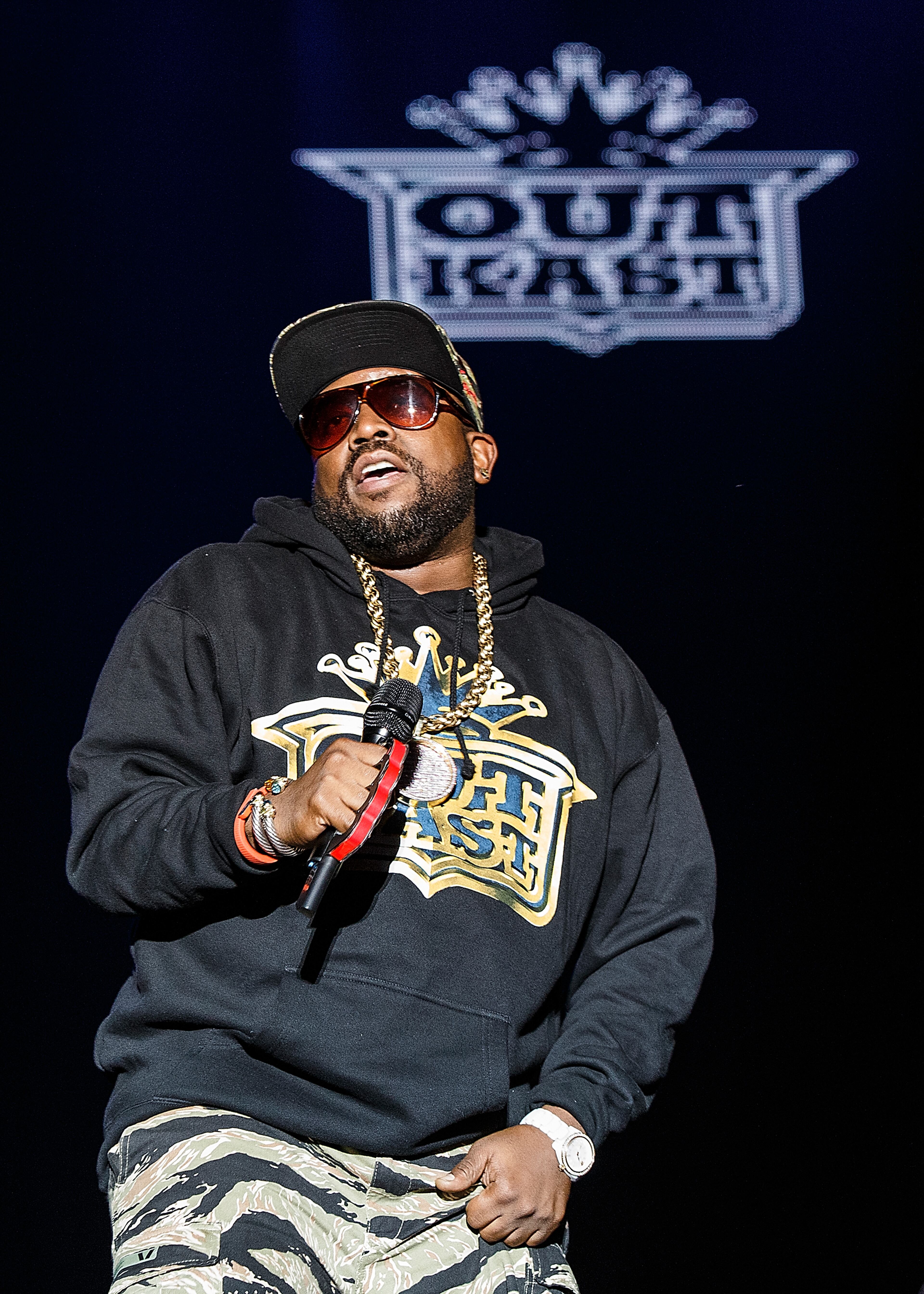 Antwan 'Big Boi' Patton of Outkast performs on stage during Day 3 of Pemberton Music and Arts Festival on July 20, 2014 in Pemberton, Canada. (Photo by Andrew Chin/FilmMagic)