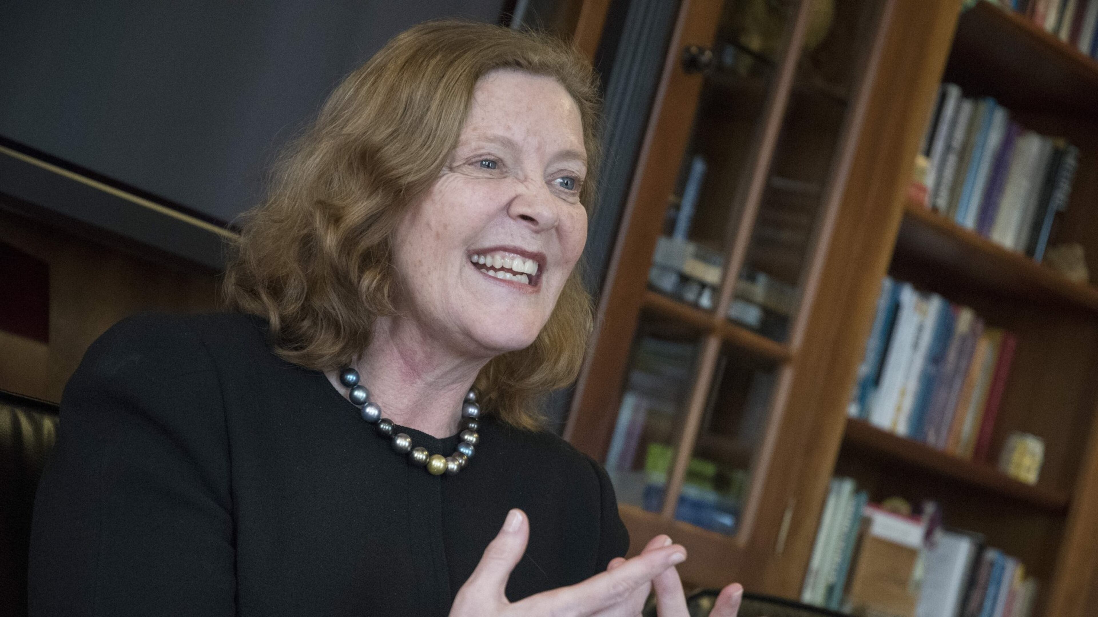 Emory University President Claire Sterk. CONTRIBUTED BY JOHN AMIS