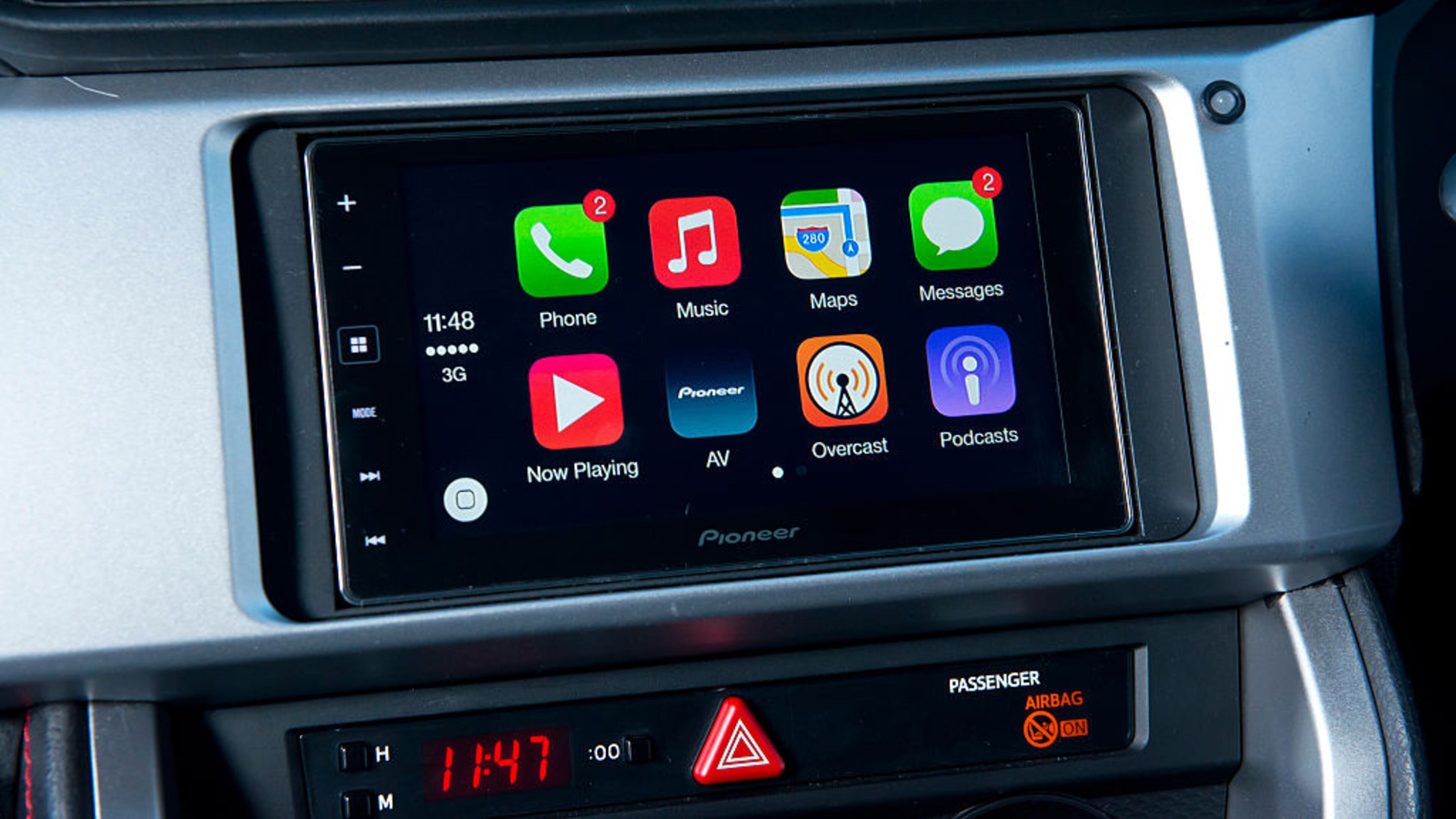 An example of dashboard technology in most new cars in 2014.