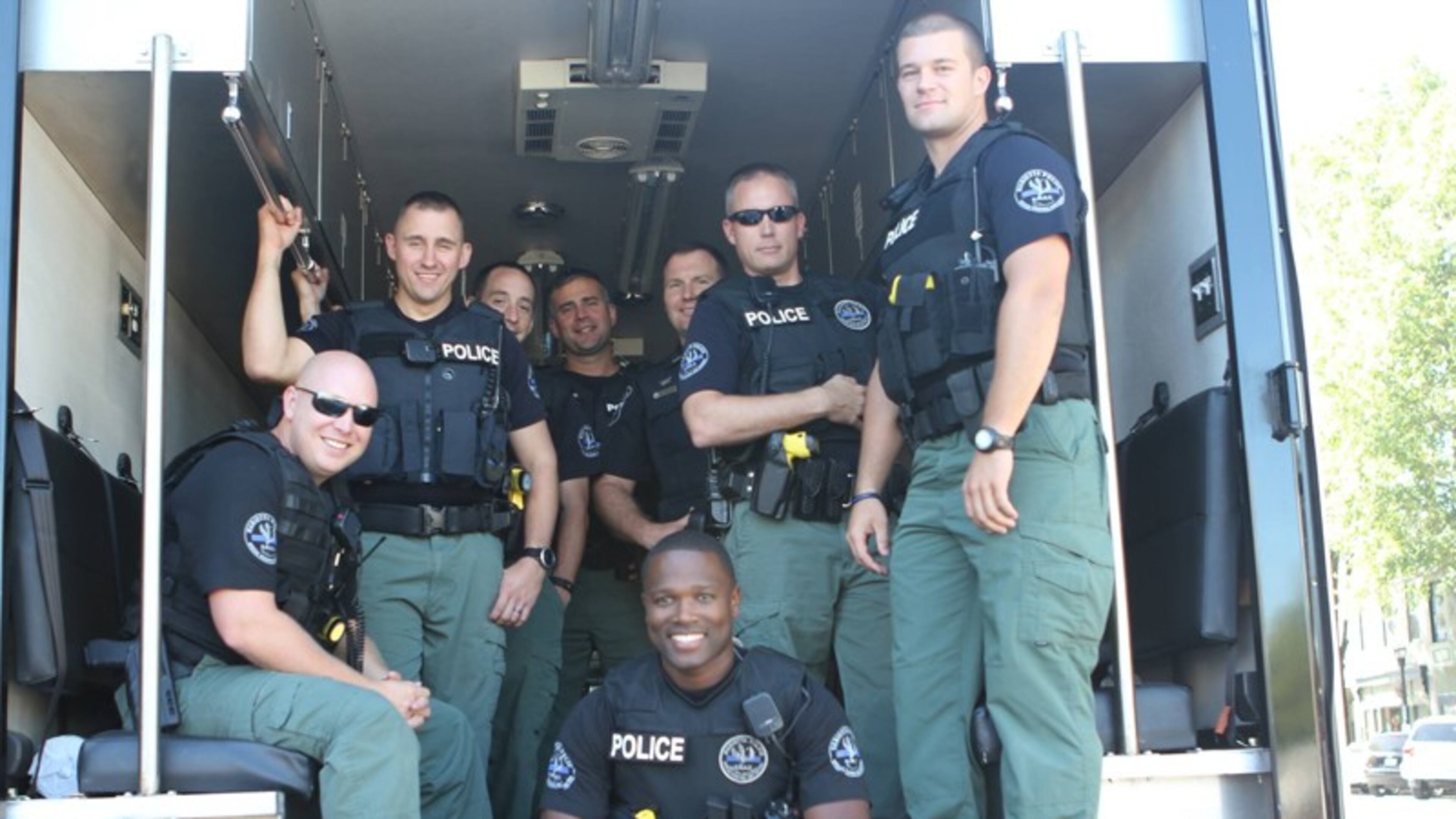 Marietta police officers. Photo courtesy of City of Marietta Facebook.